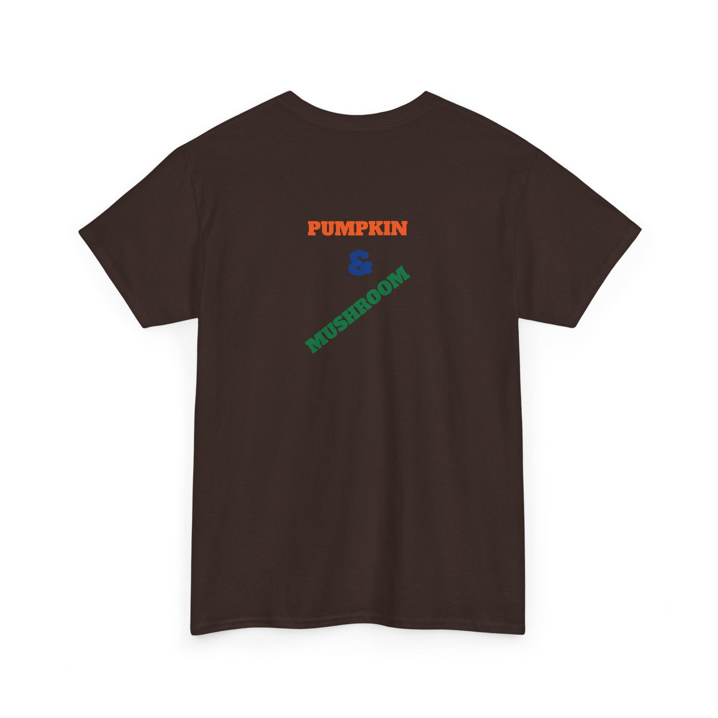Pumpkin & Mushroom Unisex Heavy Cotton Tee - Zion Legend Fashions