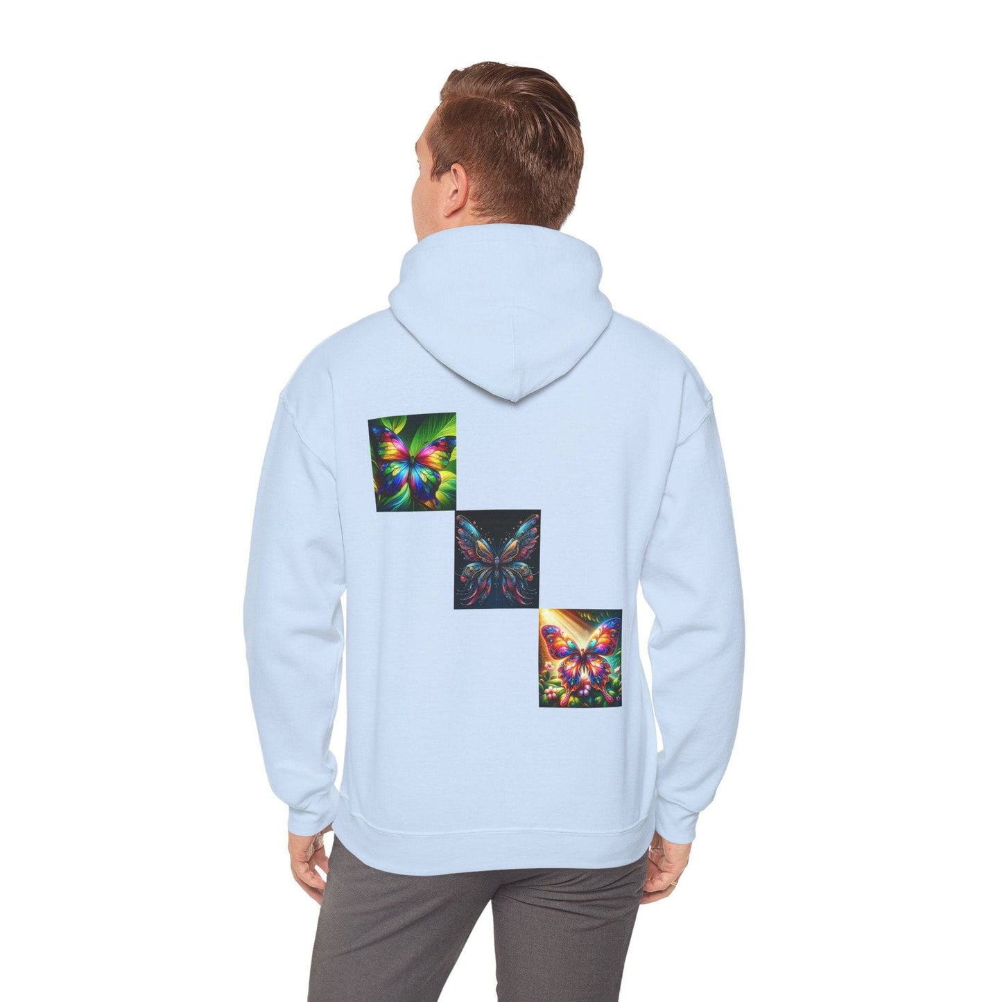 Butterflies Unisex Heavy Blend™ Hooded Sweatshirt - Zion Legend Fashions