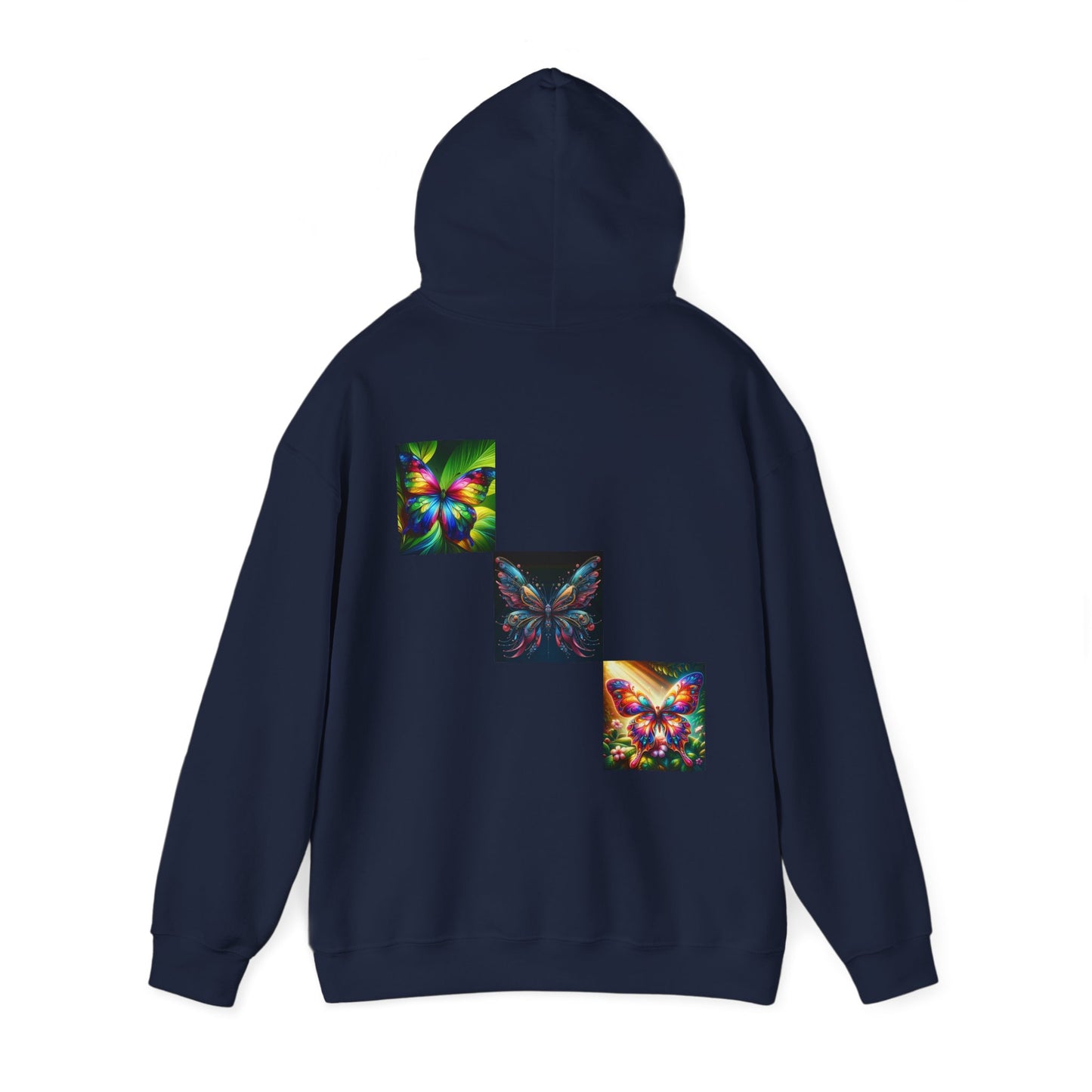 Butterflies Unisex Heavy Blend™ Hooded Sweatshirt - Zion Legend Fashions
