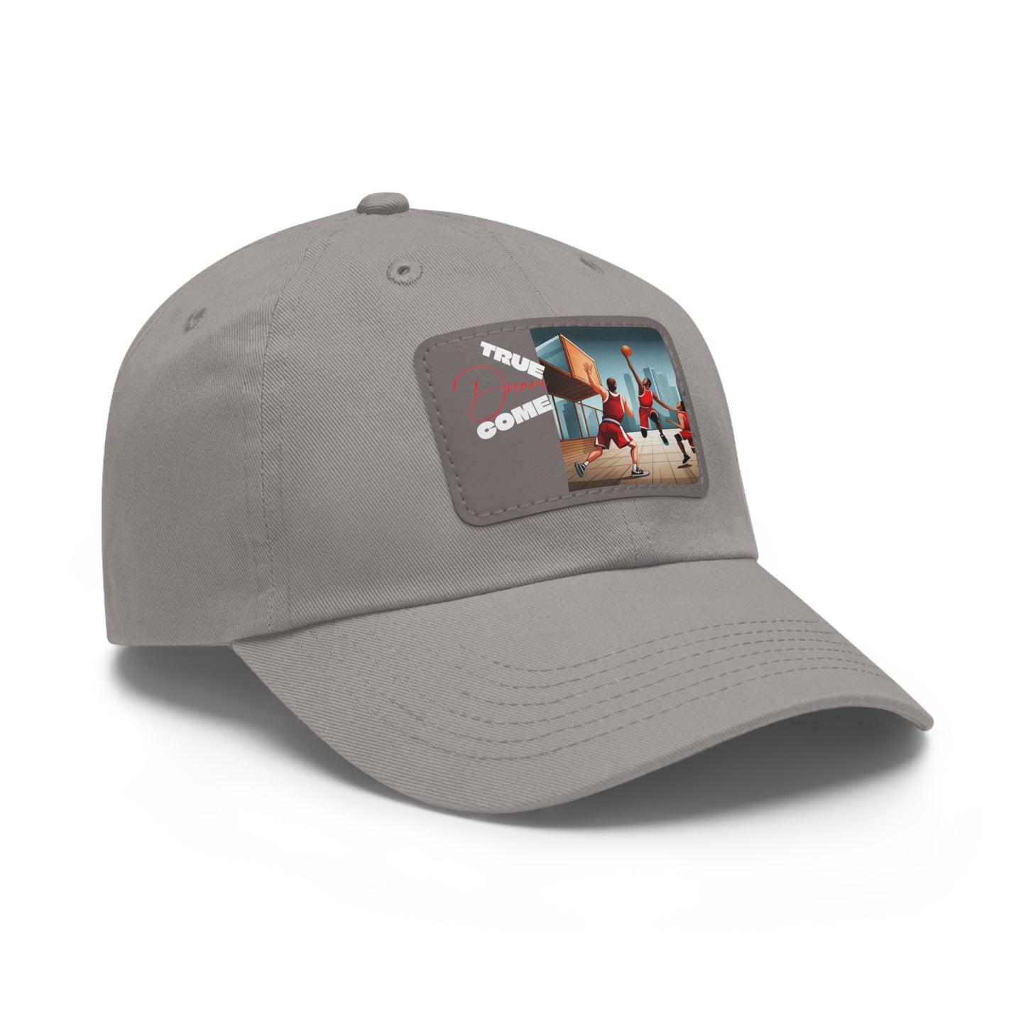Dream Dad Hat with Leather Patch (Rectangle) - Available USA Only - Zion Legend Fashions