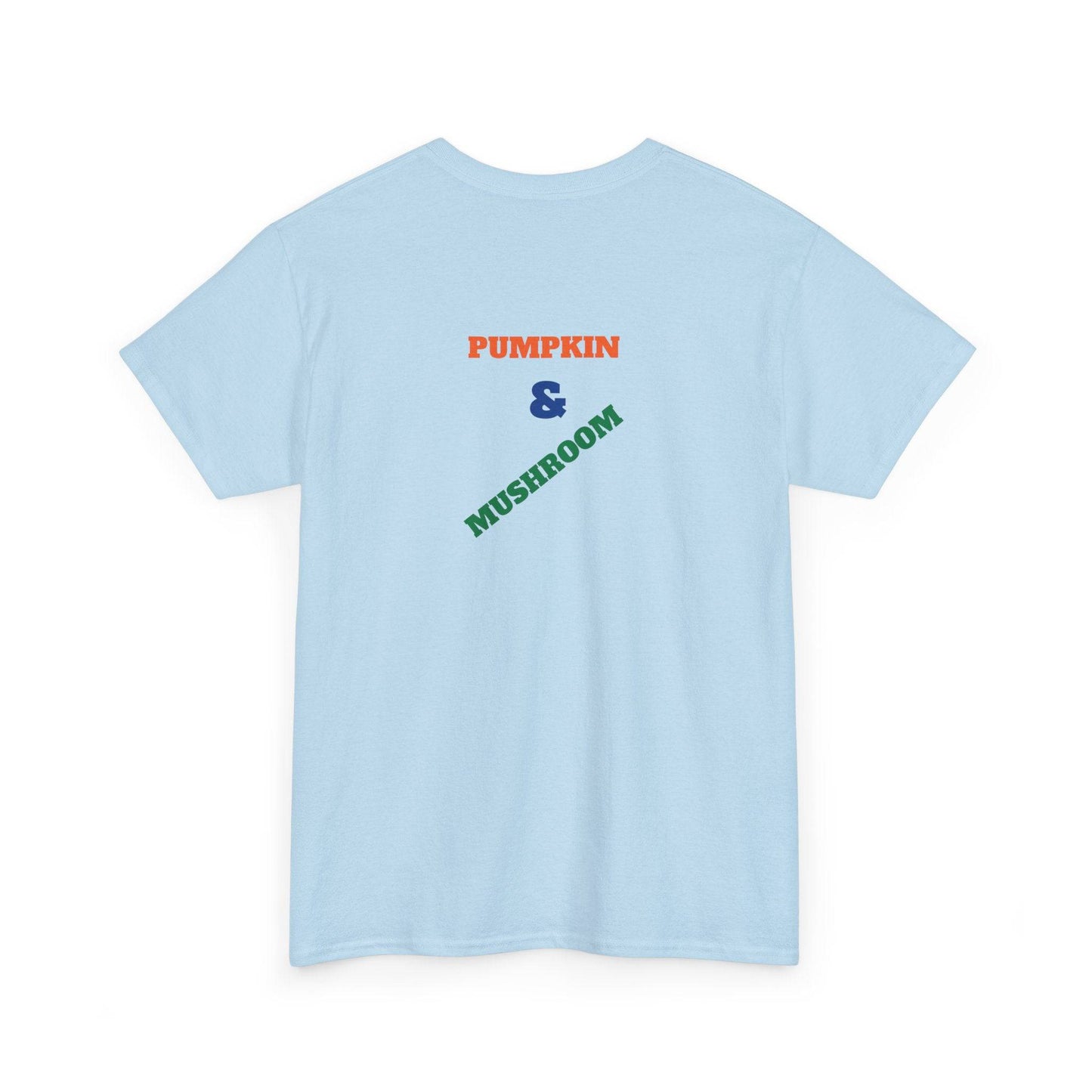 Pumpkin & Mushroom Unisex Heavy Cotton Tee - Zion Legend Fashions