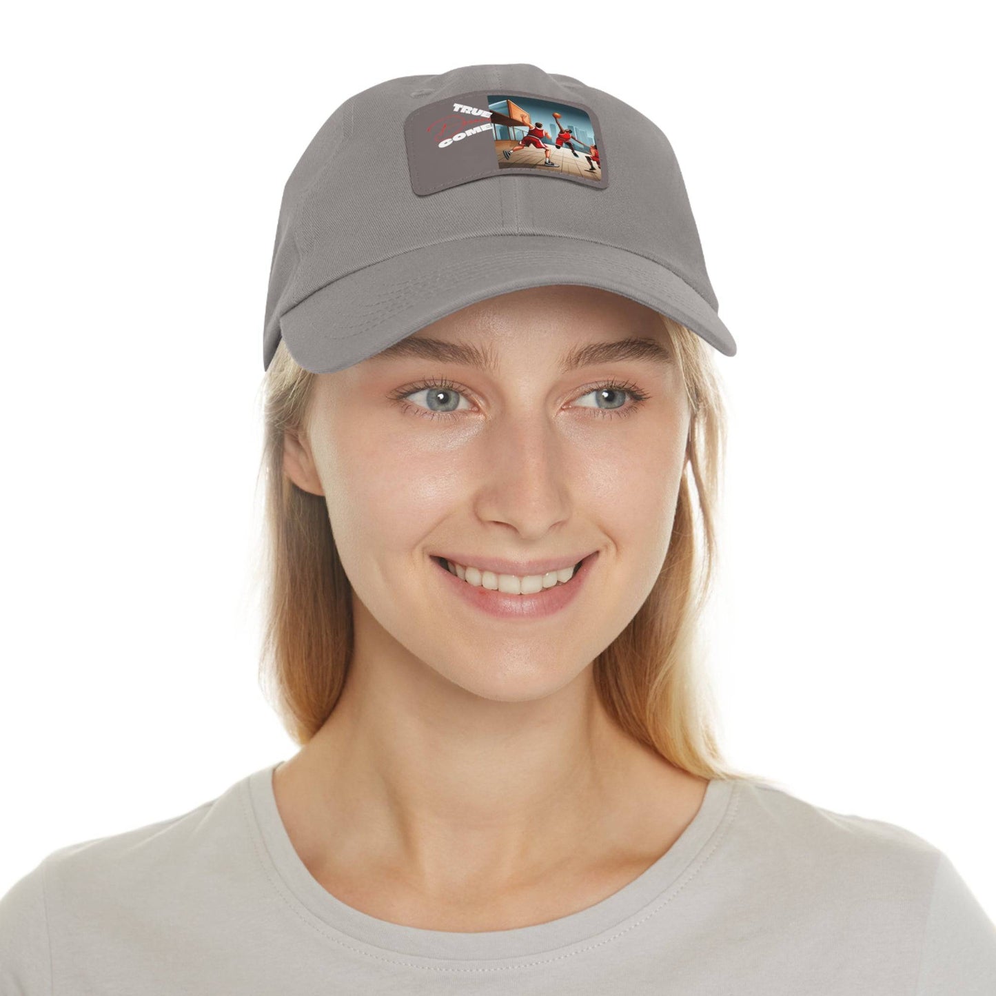 Dream Dad Hat with Leather Patch (Rectangle) - Available USA Only - Zion Legend Fashions
