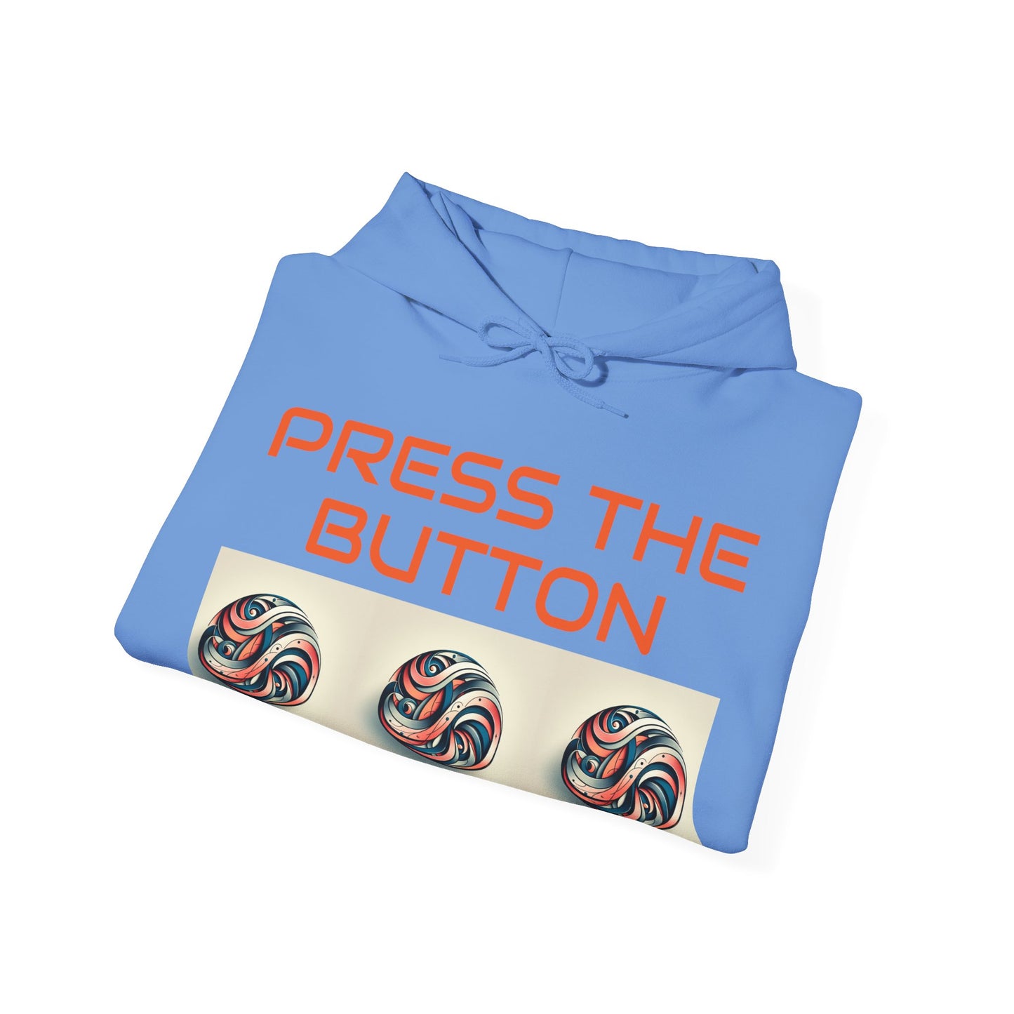 Press The Button Tex Heavy Blend™ Hooded Sweatshirt - Zion Legend Fashions