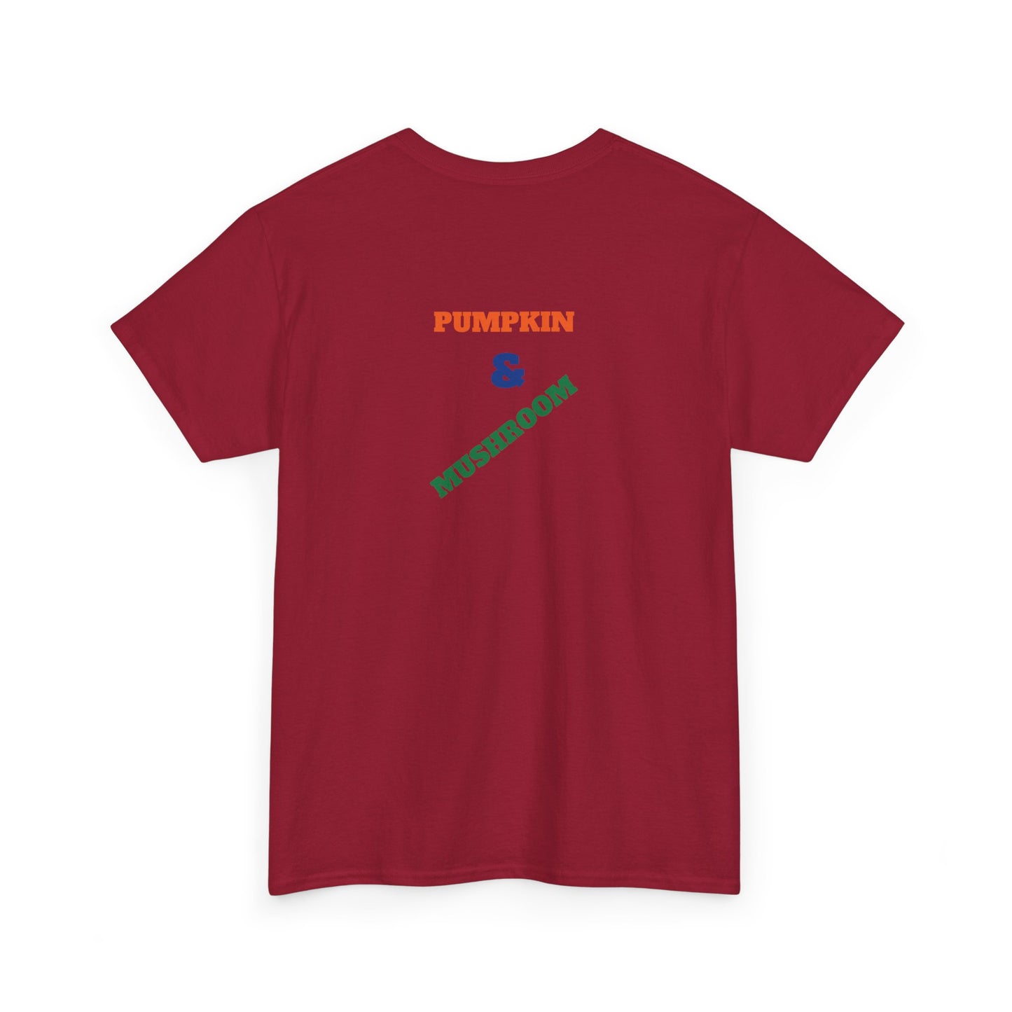 Pumpkin & Mushroom Unisex Heavy Cotton Tee - Zion Legend Fashions