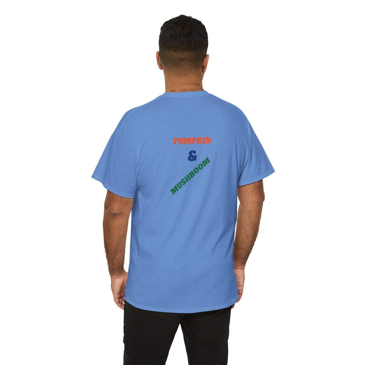 Pumpkin & Mushroom Unisex Heavy Cotton Tee - Zion Legend Fashions