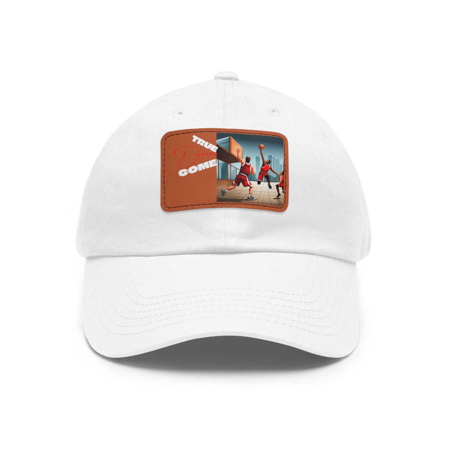 Dream Dad Hat with Leather Patch (Rectangle) - Available USA Only - Zion Legend Fashions