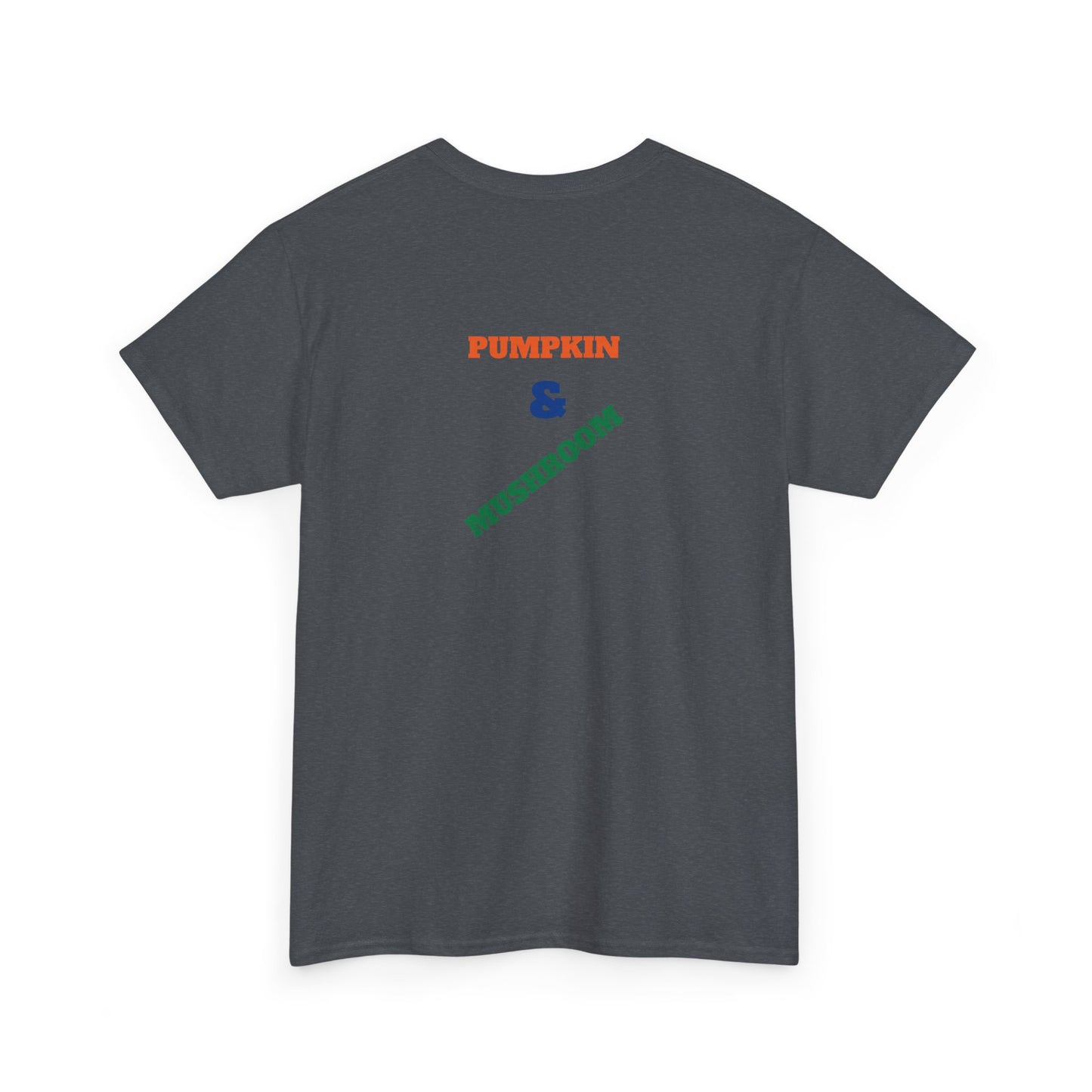 Pumpkin & Mushroom Unisex Heavy Cotton Tee - Zion Legend Fashions
