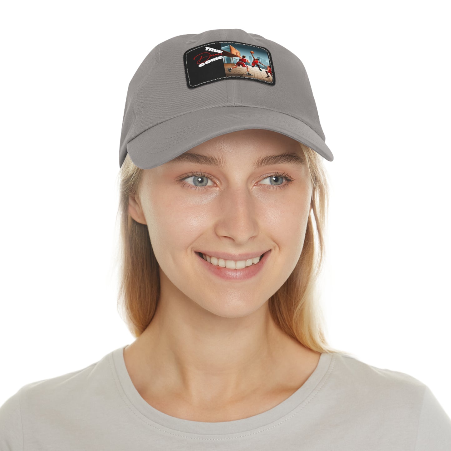 Dream Dad Hat with Leather Patch (Rectangle) - Available USA Only - Zion Legend Fashions