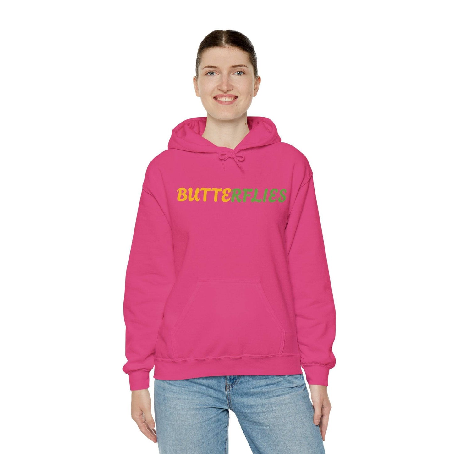 Butterflies Unisex Heavy Blend™ Hooded Sweatshirt - Zion Legend Fashions