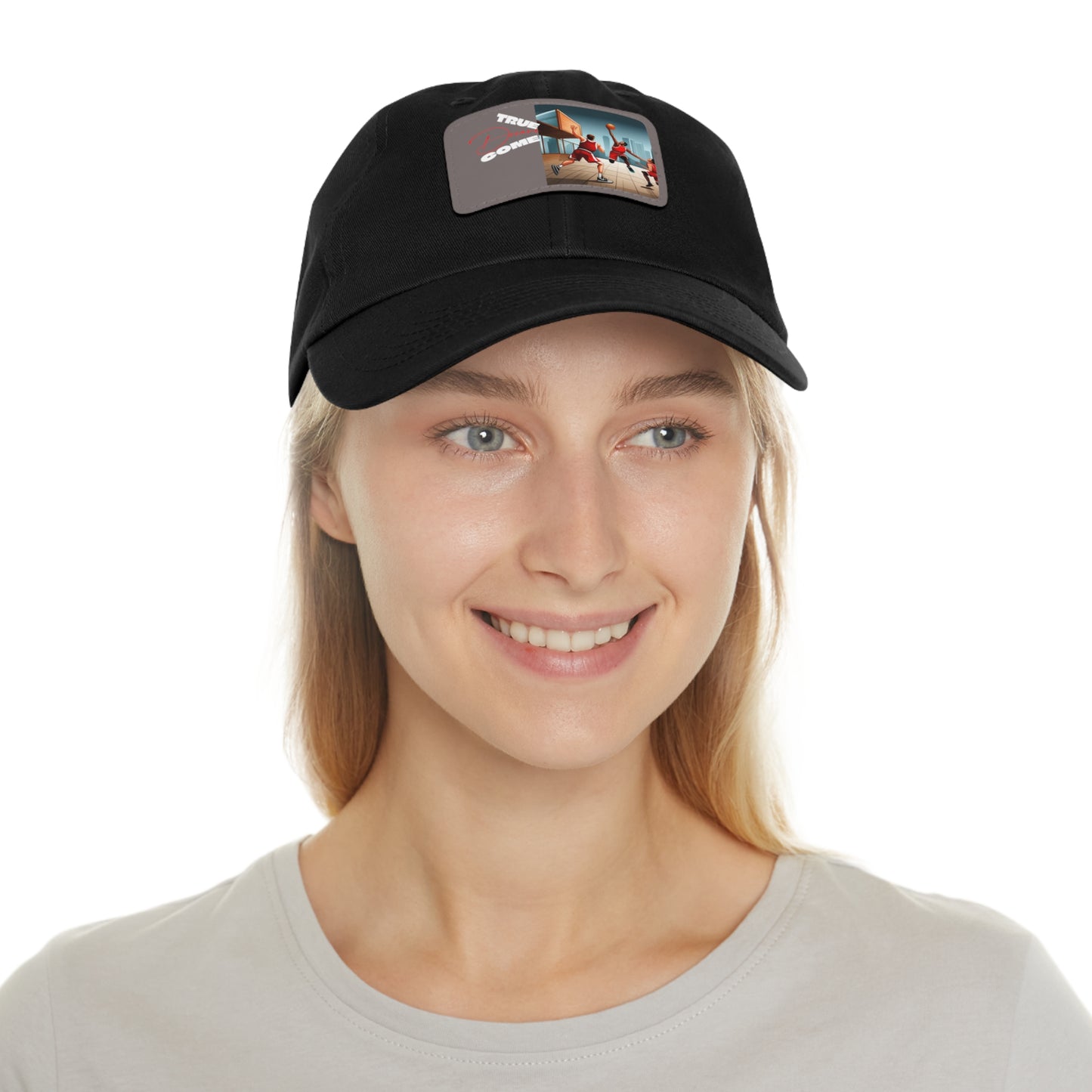 Dream Dad Hat with Leather Patch (Rectangle) - Available USA Only - Zion Legend Fashions