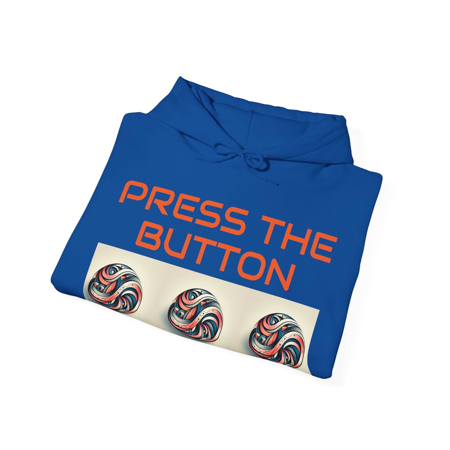 Press The Button Tex Heavy Blend™ Hooded Sweatshirt - Zion Legend Fashions