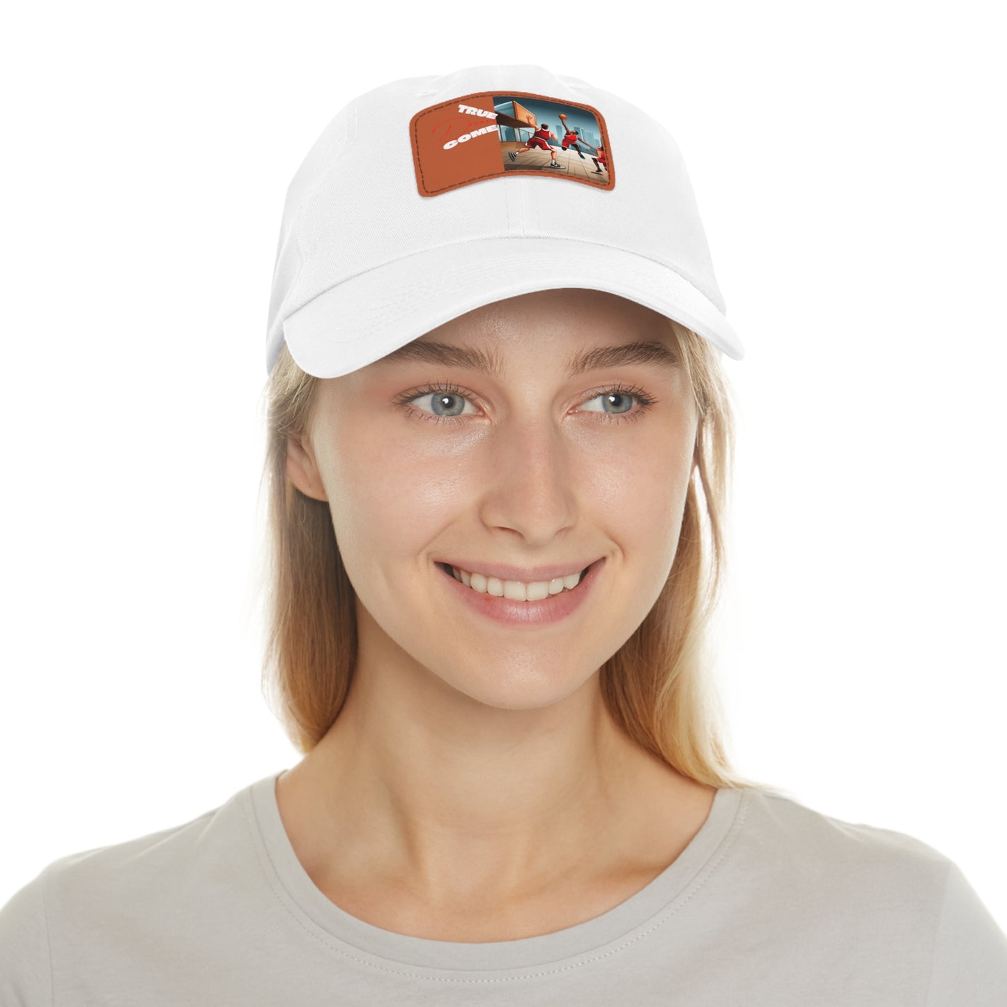 Dream Dad Hat with Leather Patch (Rectangle) - Available USA Only - Zion Legend Fashions