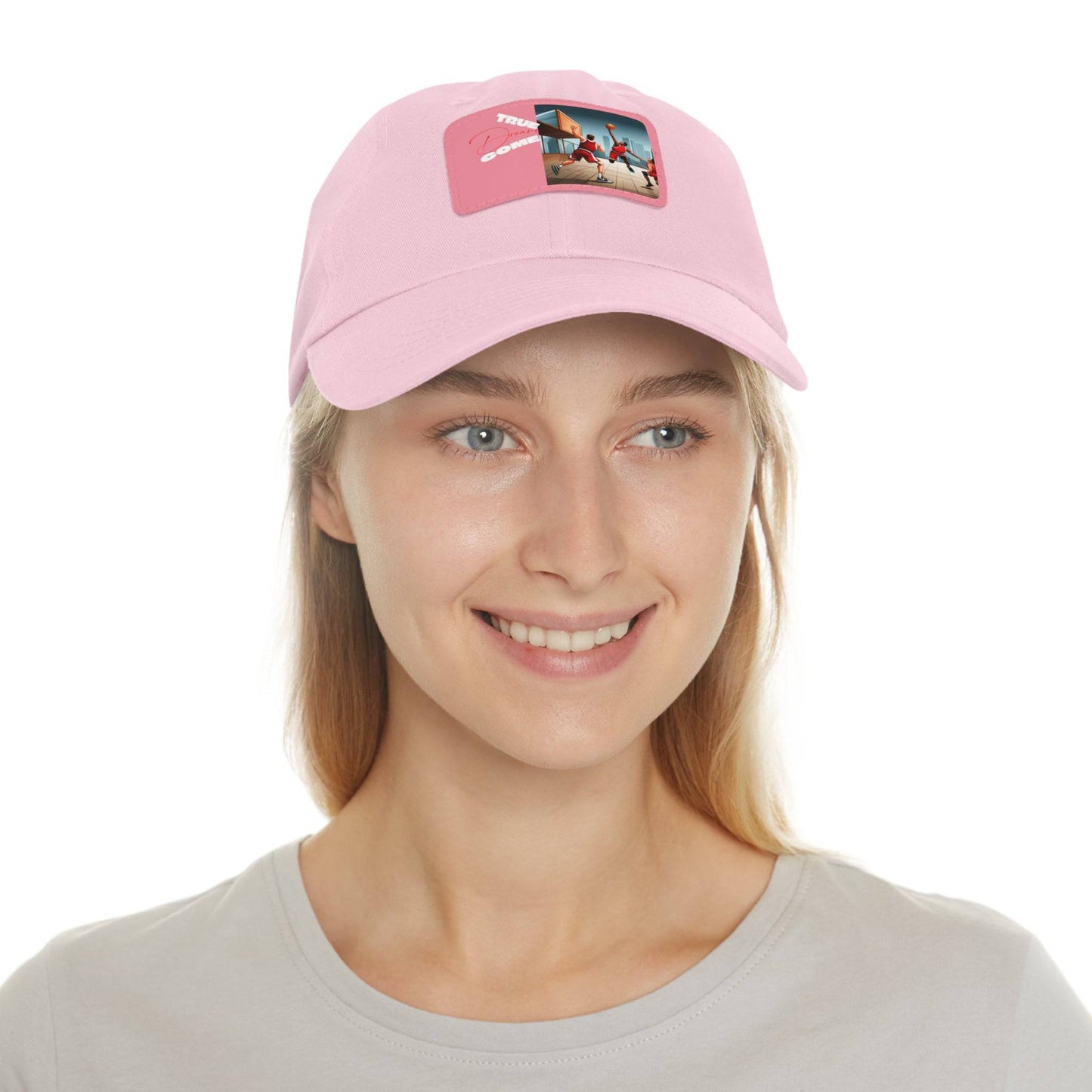Dream Dad Hat with Leather Patch (Rectangle) - Available USA Only - Zion Legend Fashions