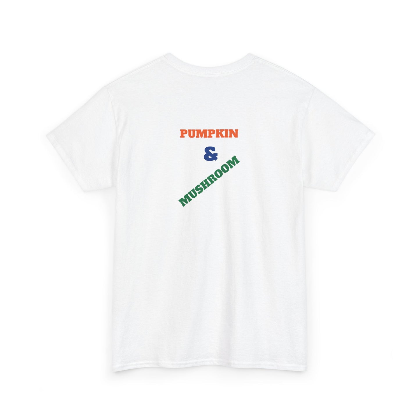 Pumpkin & Mushroom Unisex Heavy Cotton Tee - Zion Legend Fashions