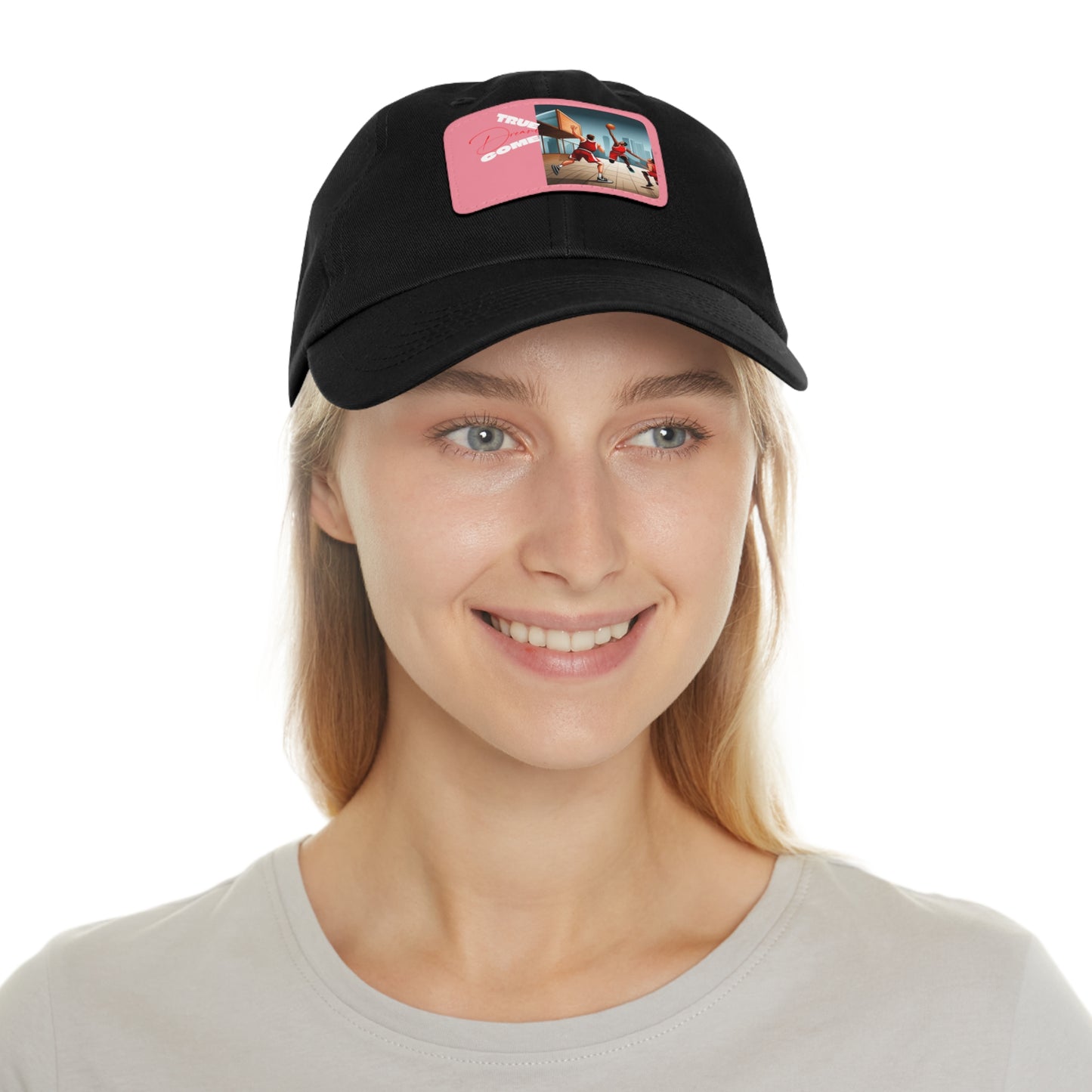 Dream Dad Hat with Leather Patch (Rectangle) - Available USA Only - Zion Legend Fashions