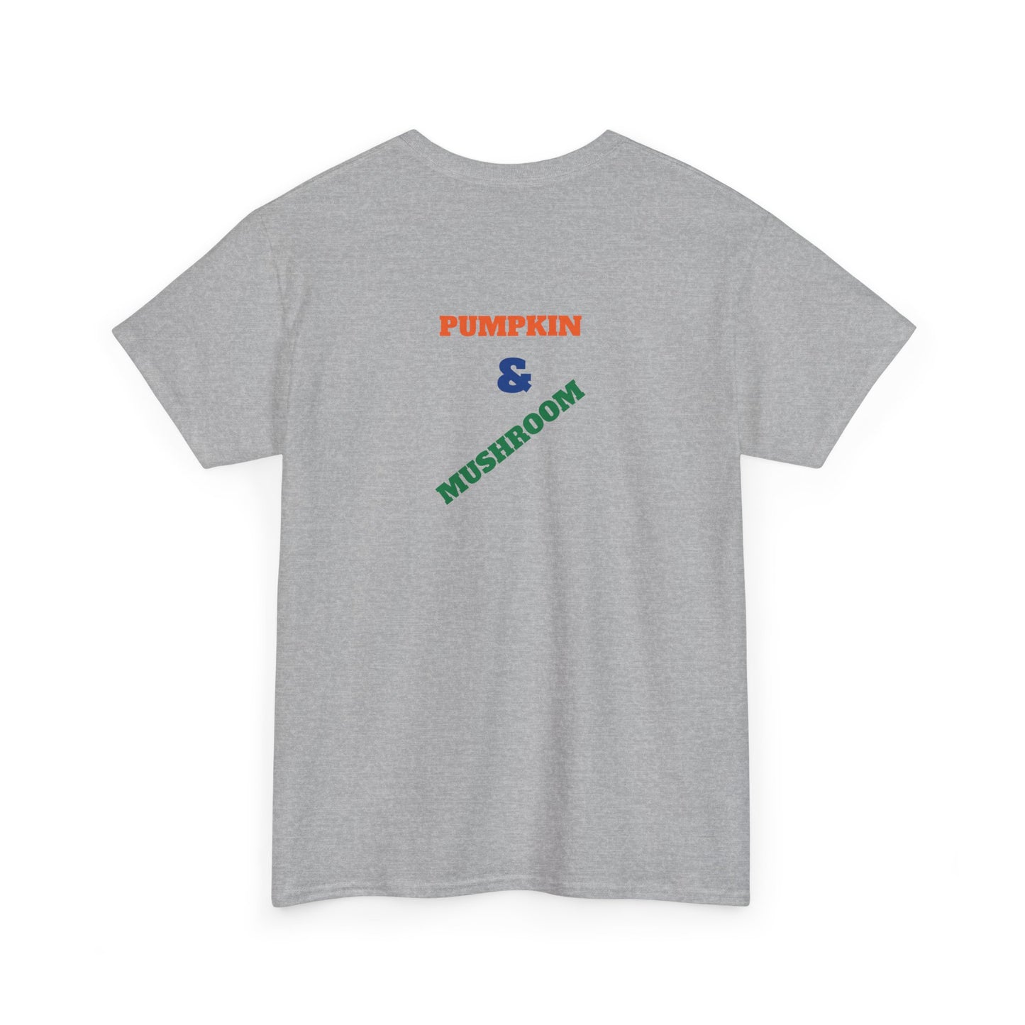 Pumpkin & Mushroom Unisex Heavy Cotton Tee - Zion Legend Fashions