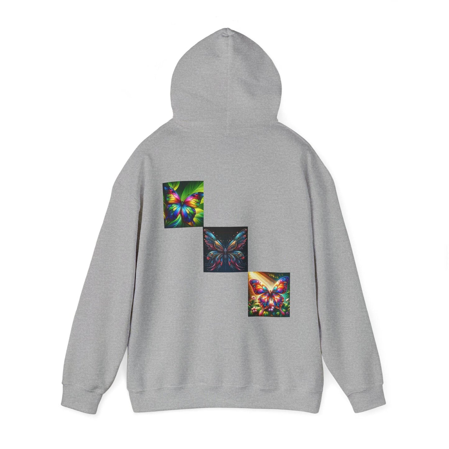 Butterflies Unisex Heavy Blend™ Hooded Sweatshirt - Zion Legend Fashions