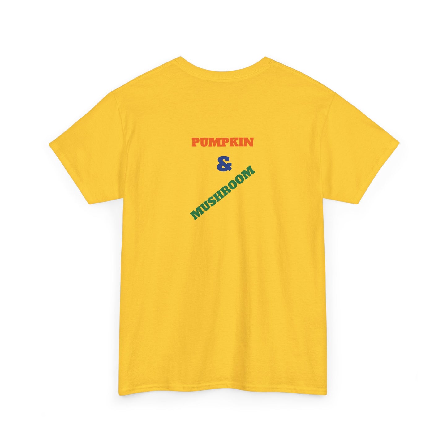 Pumpkin & Mushroom Unisex Heavy Cotton Tee - Zion Legend Fashions