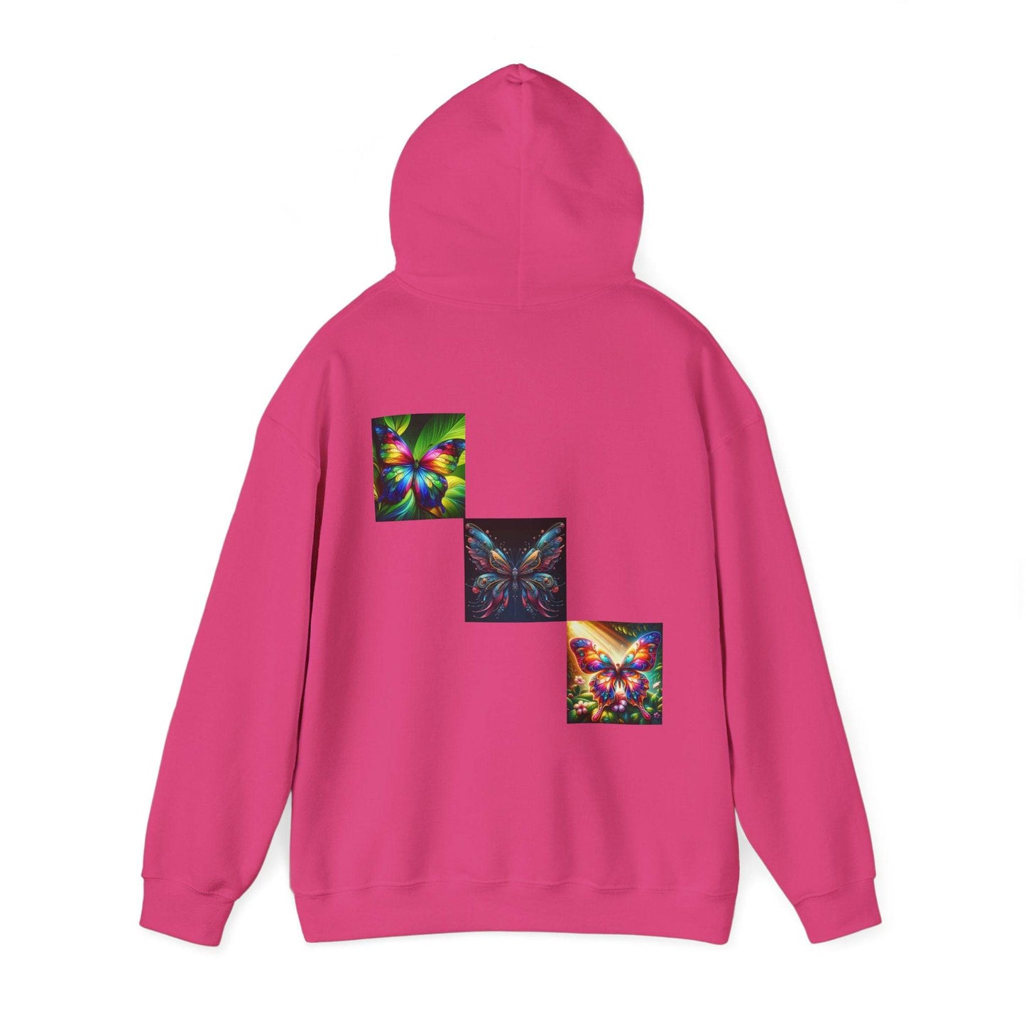 Butterflies Unisex Heavy Blend™ Hooded Sweatshirt - Zion Legend Fashions
