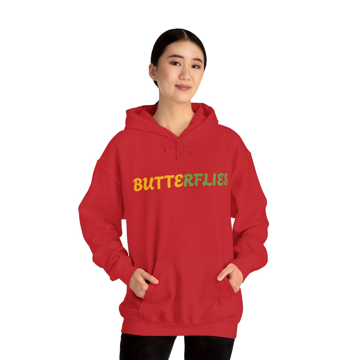 Butterflies Unisex Heavy Blend™ Hooded Sweatshirt - Zion Legend Fashions