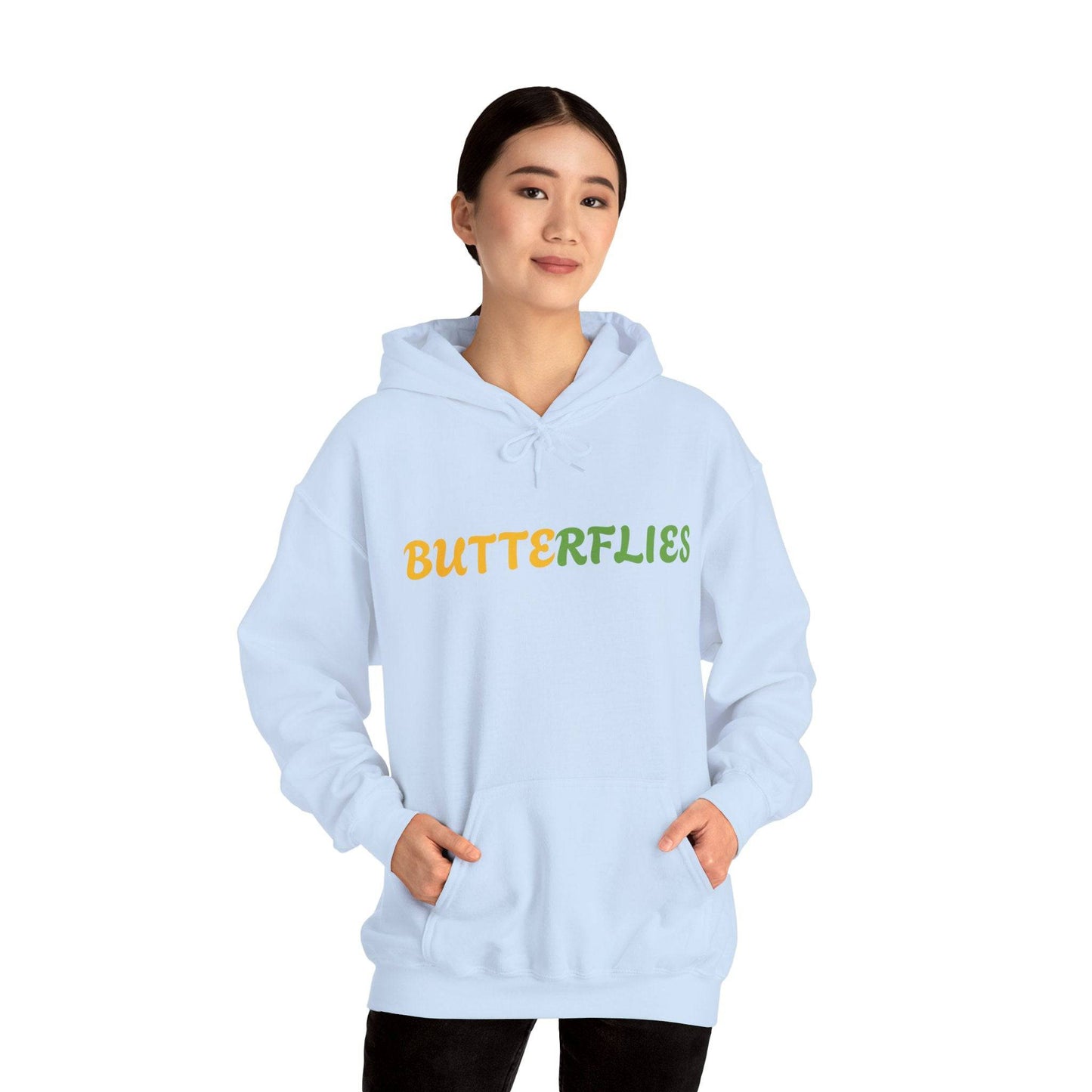Butterflies Unisex Heavy Blend™ Hooded Sweatshirt - Zion Legend Fashions