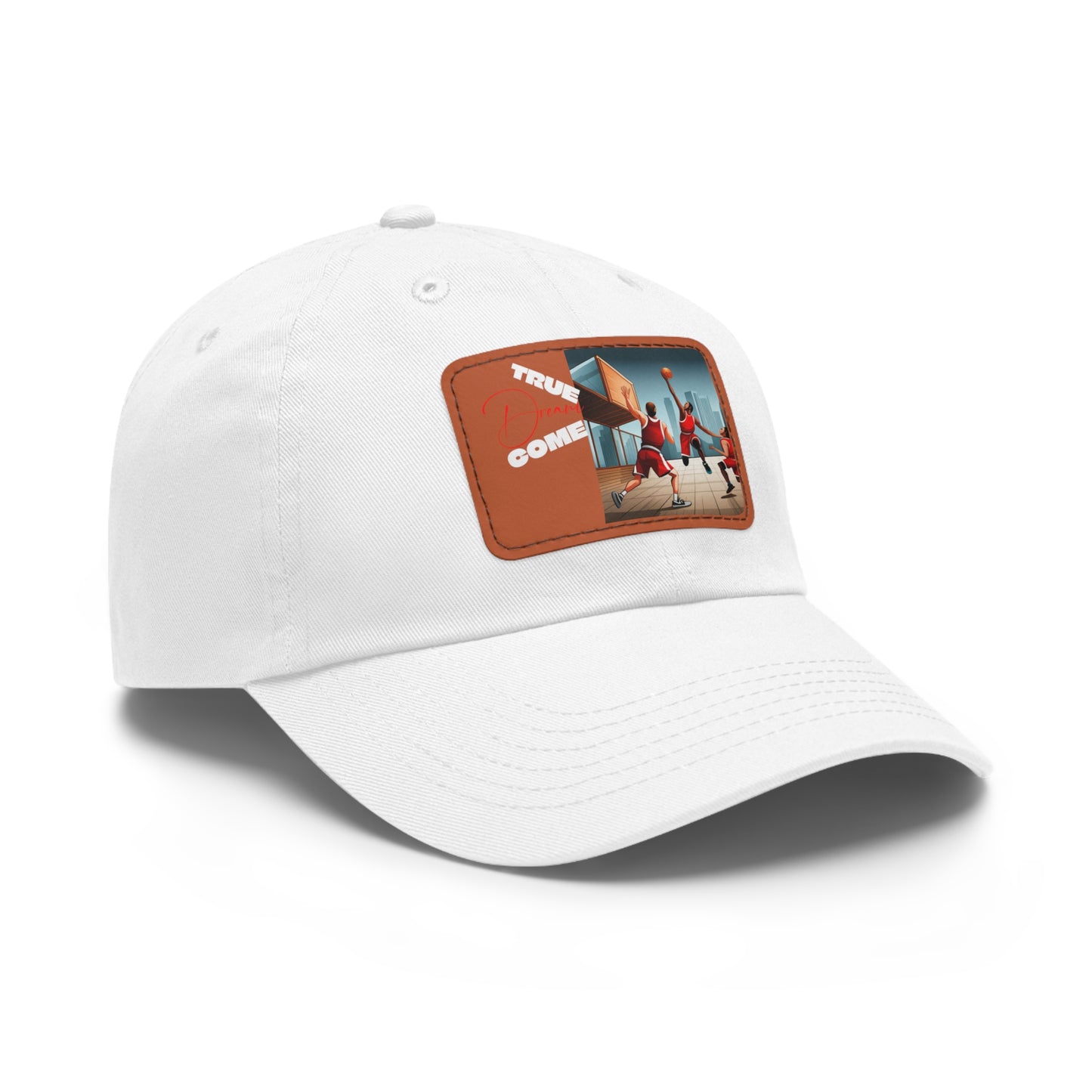 Dream Dad Hat with Leather Patch (Rectangle) - Available USA Only - Zion Legend Fashions
