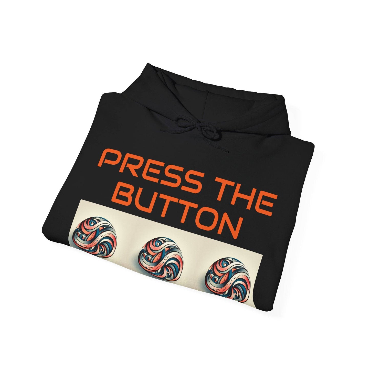 Press The Button Tex Heavy Blend™ Hooded Sweatshirt - Zion Legend Fashions