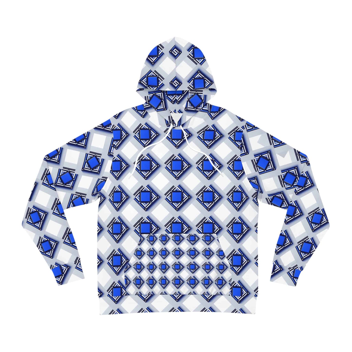 ZLF Blue Square Adult's Fashion Hoodie - Zion Legend Fashions