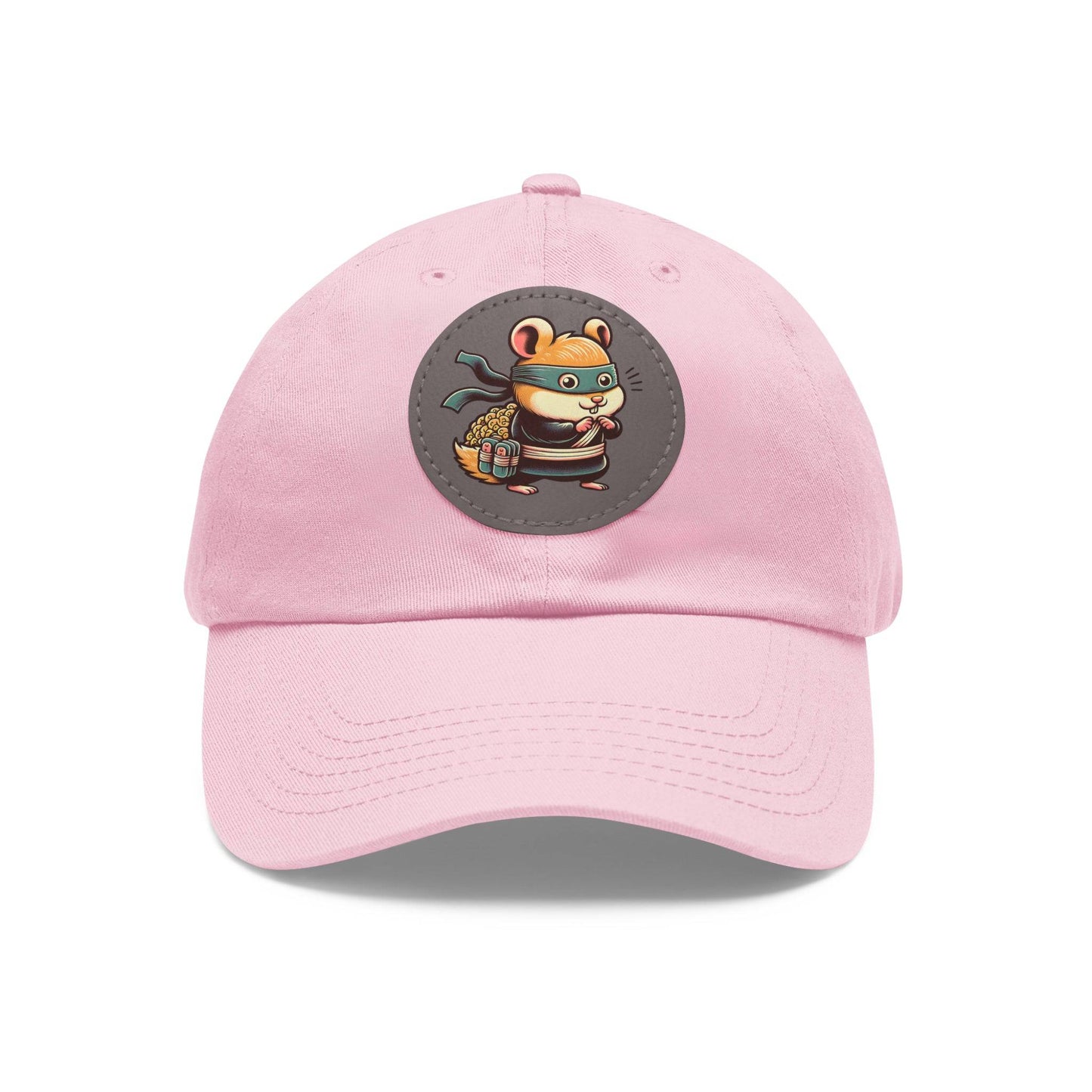 Tricky Mouse Dad Hat with Leather Patch (Round) - Available USA Only - Zion Legend Fashions