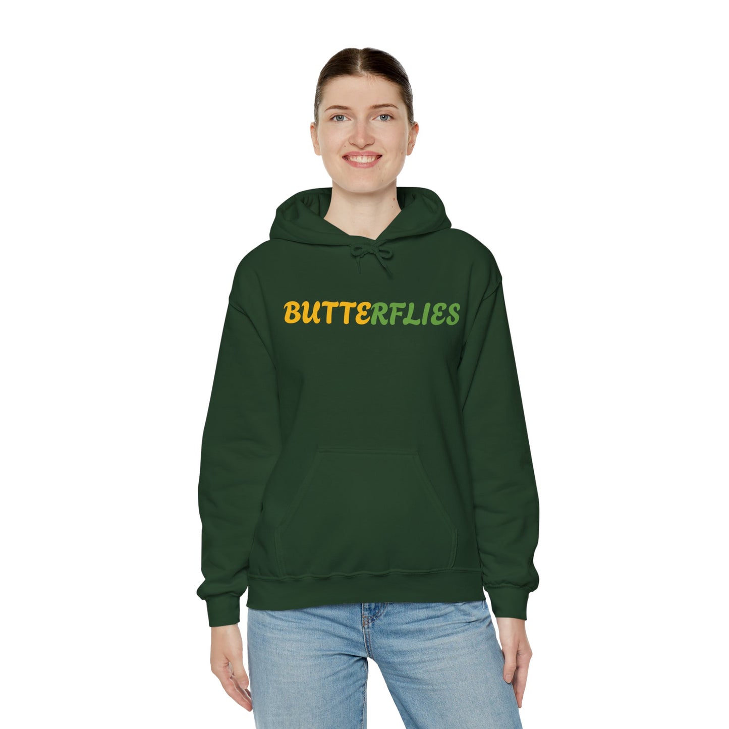 Butterflies Unisex Heavy Blend™ Hooded Sweatshirt - Zion Legend Fashions