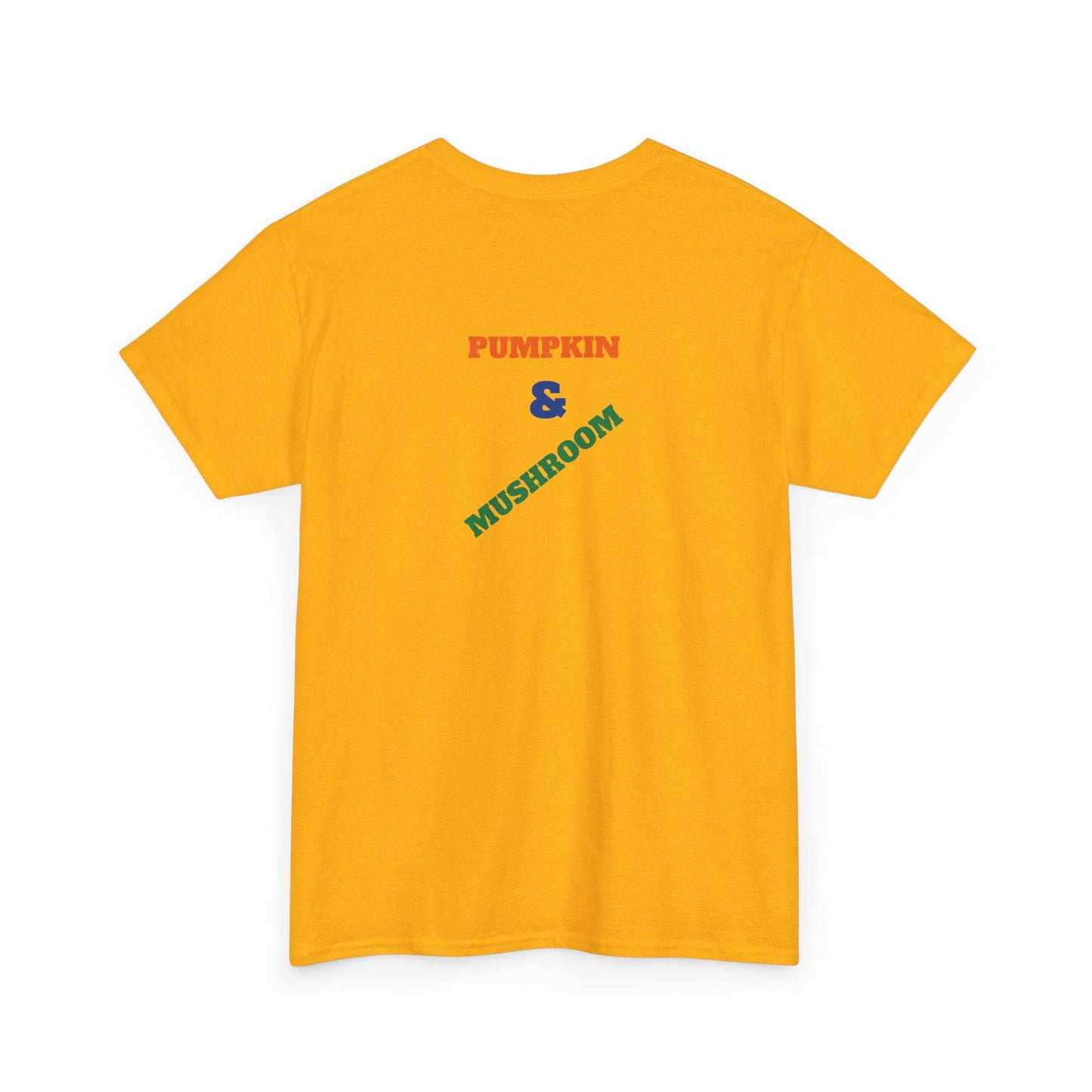 Pumpkin & Mushroom Unisex Heavy Cotton Tee - Zion Legend Fashions