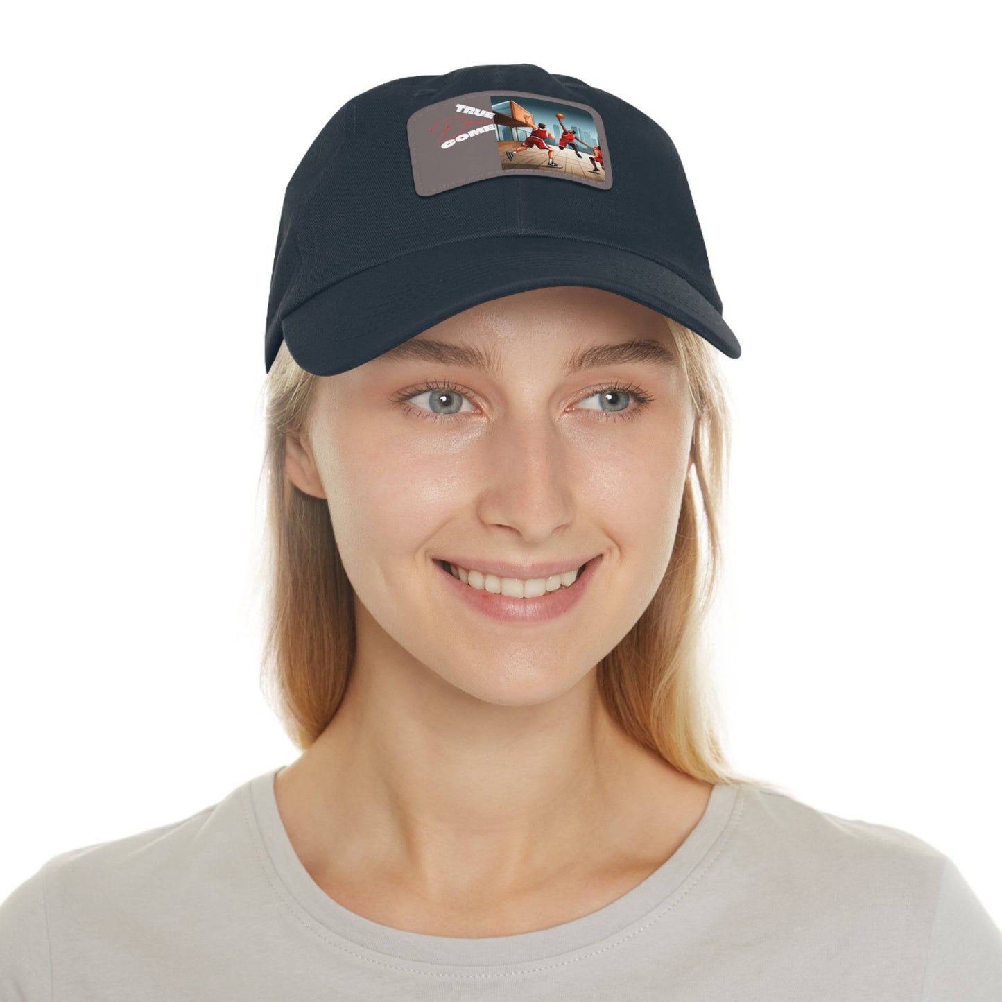 Dream Dad Hat with Leather Patch (Rectangle) - Available USA Only - Zion Legend Fashions