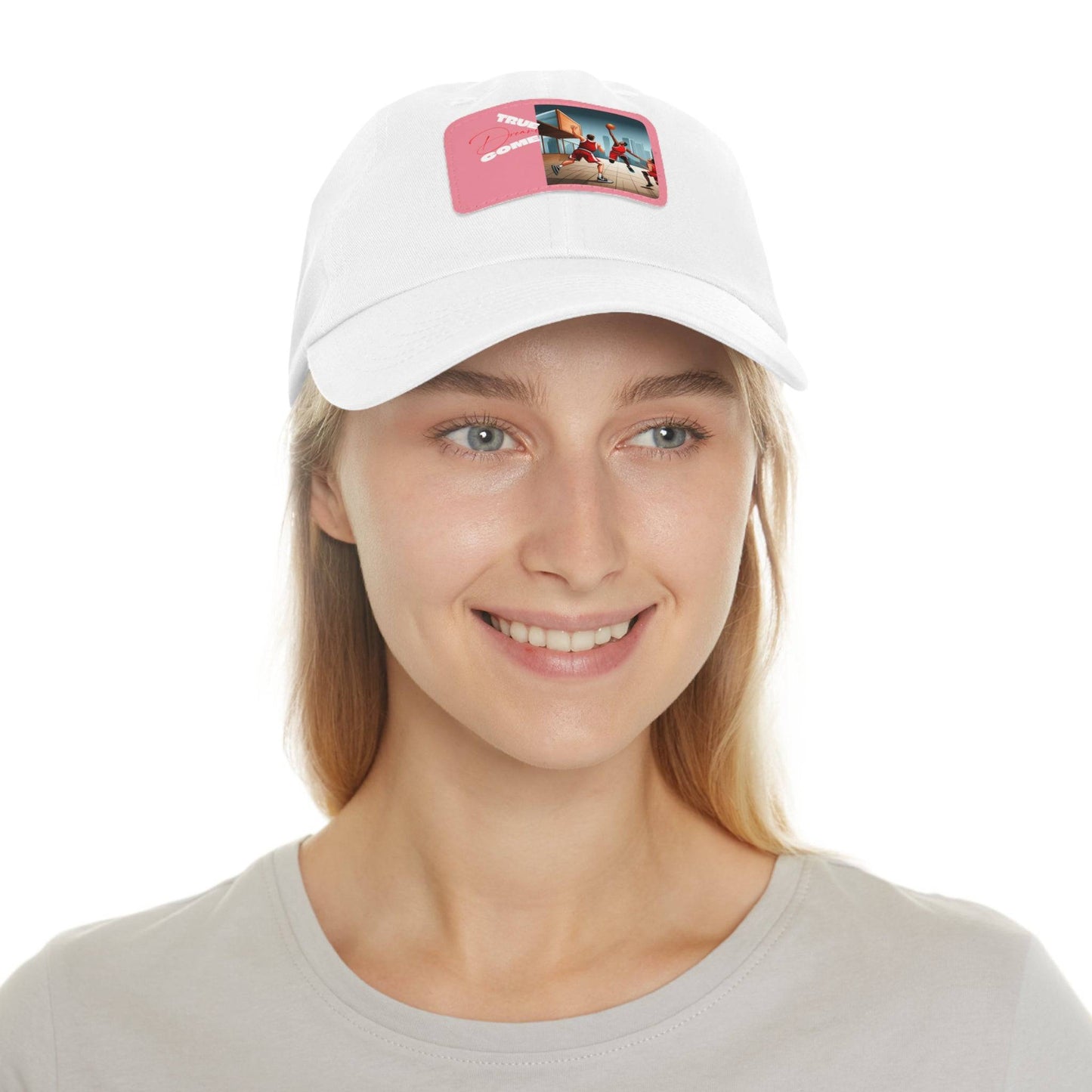 Dream Dad Hat with Leather Patch (Rectangle) - Available USA Only - Zion Legend Fashions
