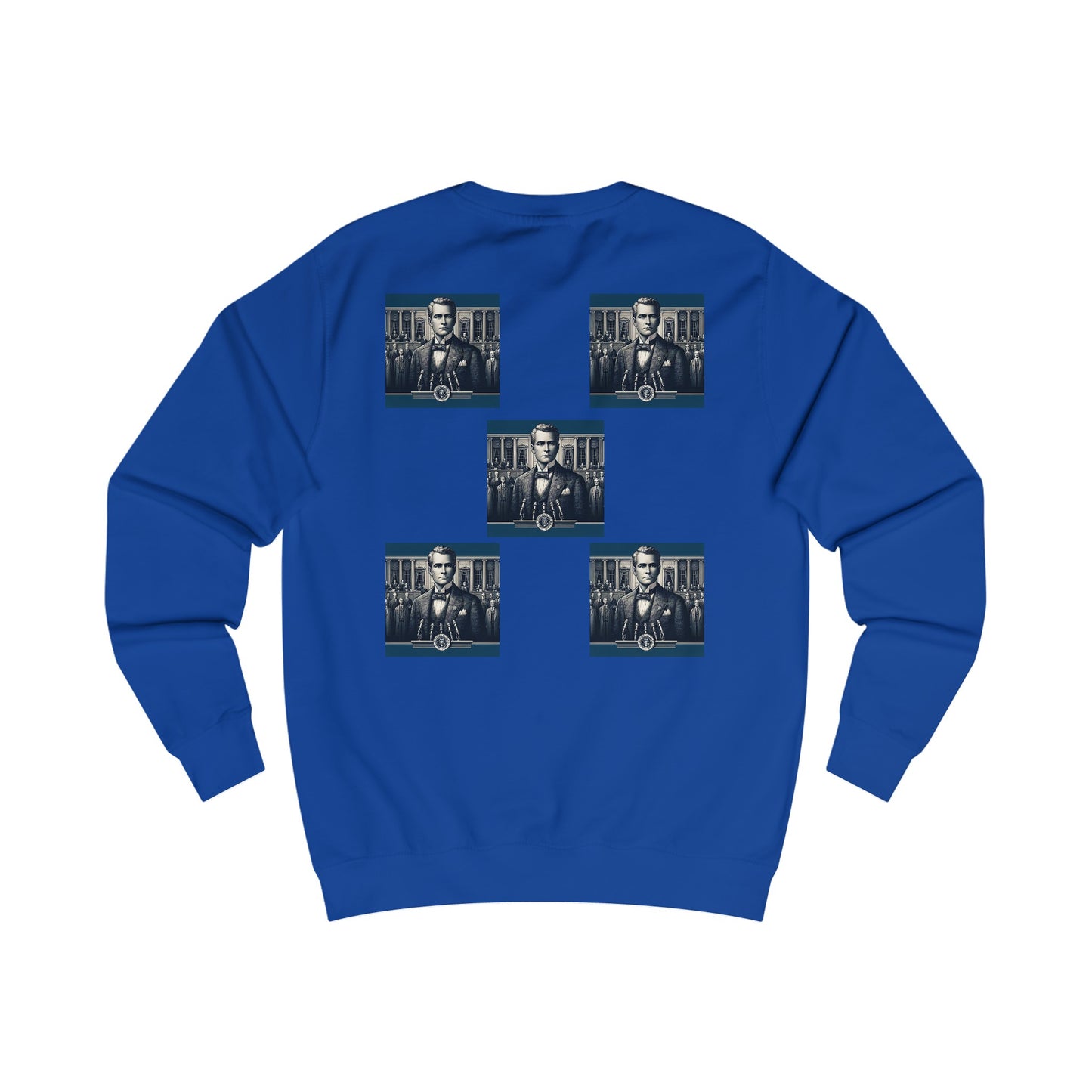 Square Blue Men's Sweatshirt - Zion Legend Fashions