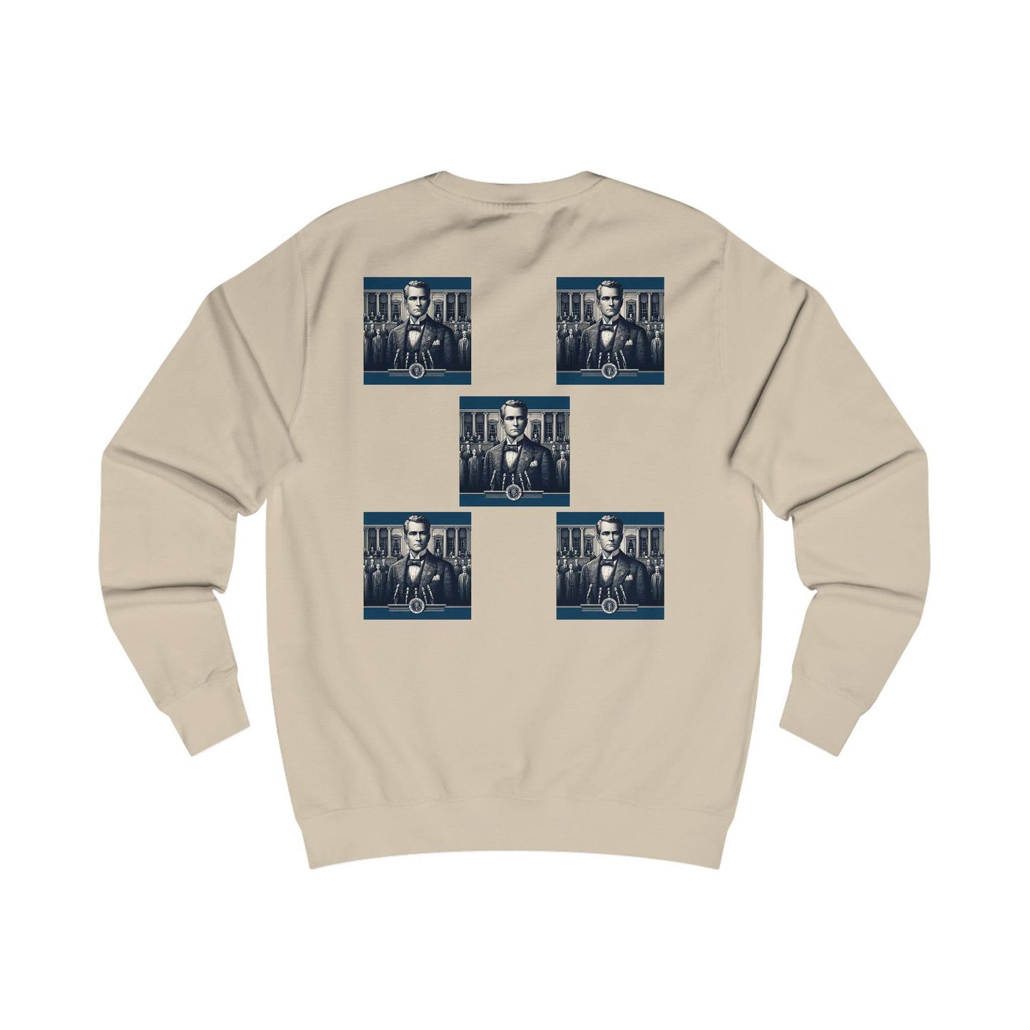 Square Blue Men's Sweatshirt - Zion Legend Fashions