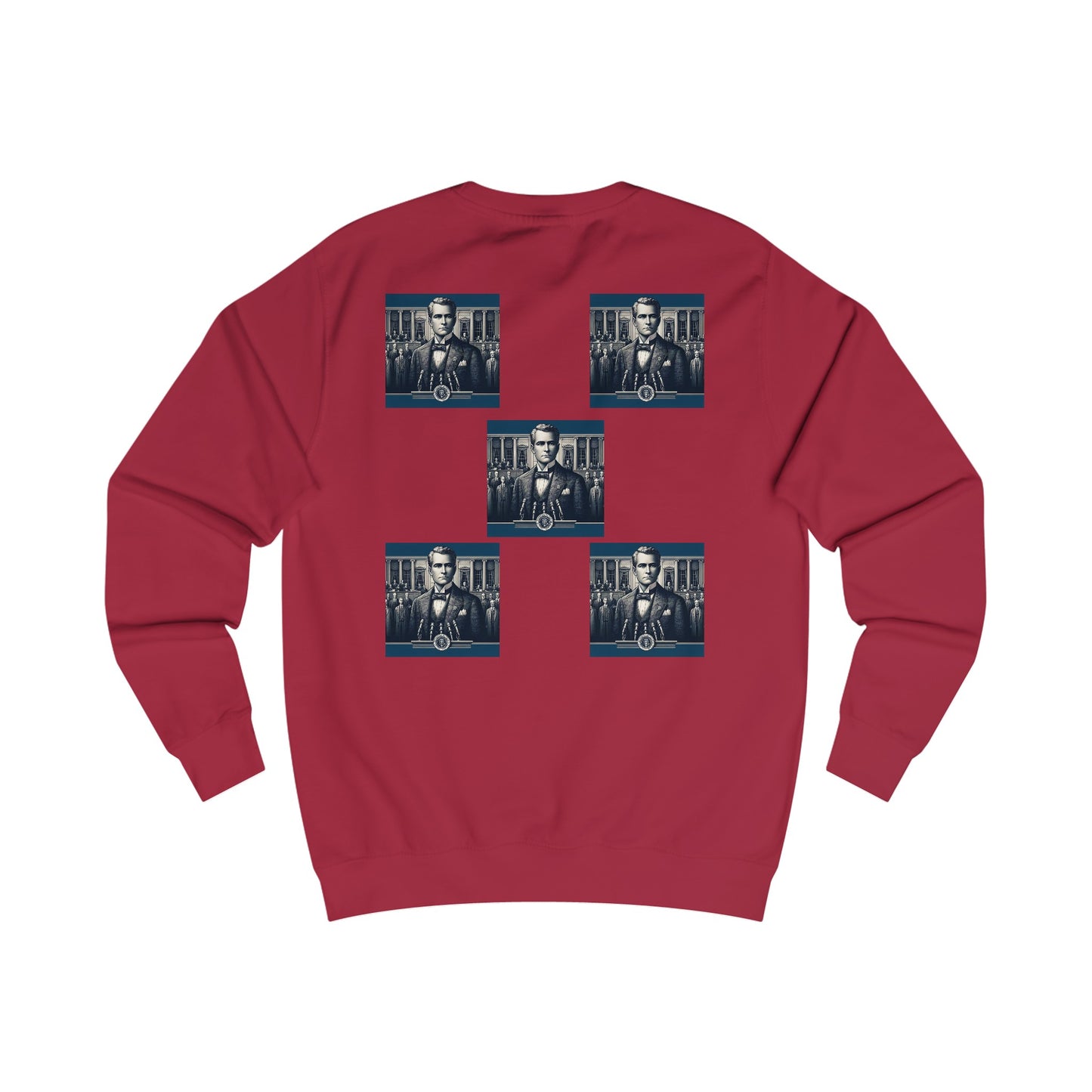 Square Blue Men's Sweatshirt - Zion Legend Fashions