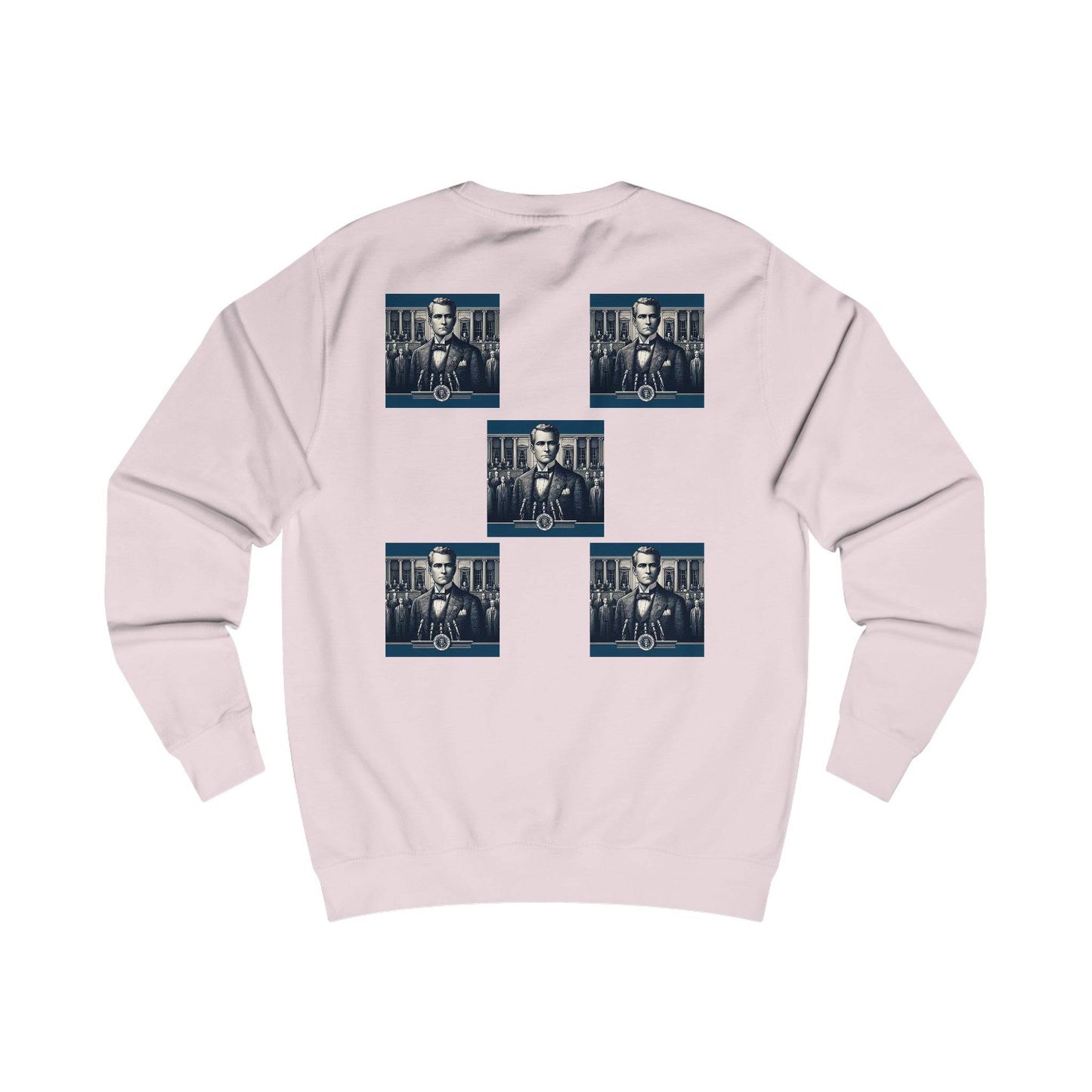 Square Blue Men's Sweatshirt - Zion Legend Fashions