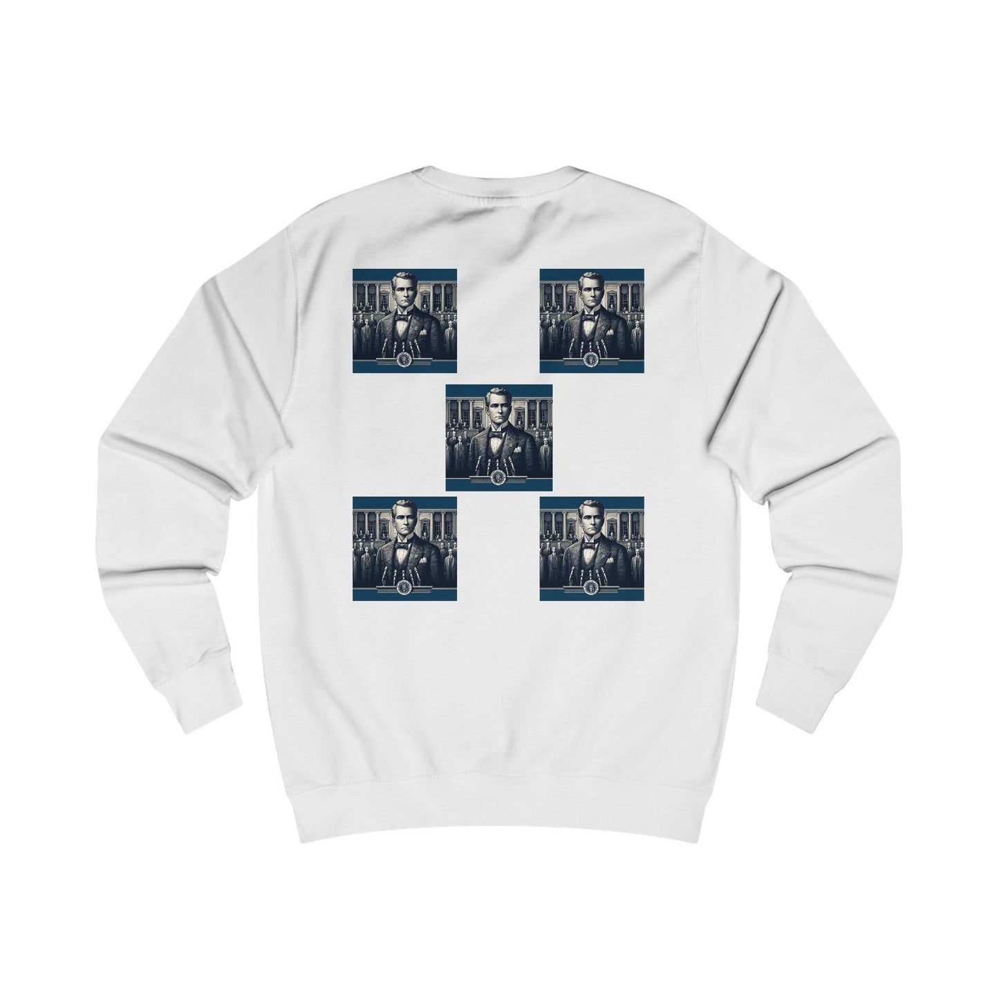 Square Blue Men's Sweatshirt - Zion Legend Fashions