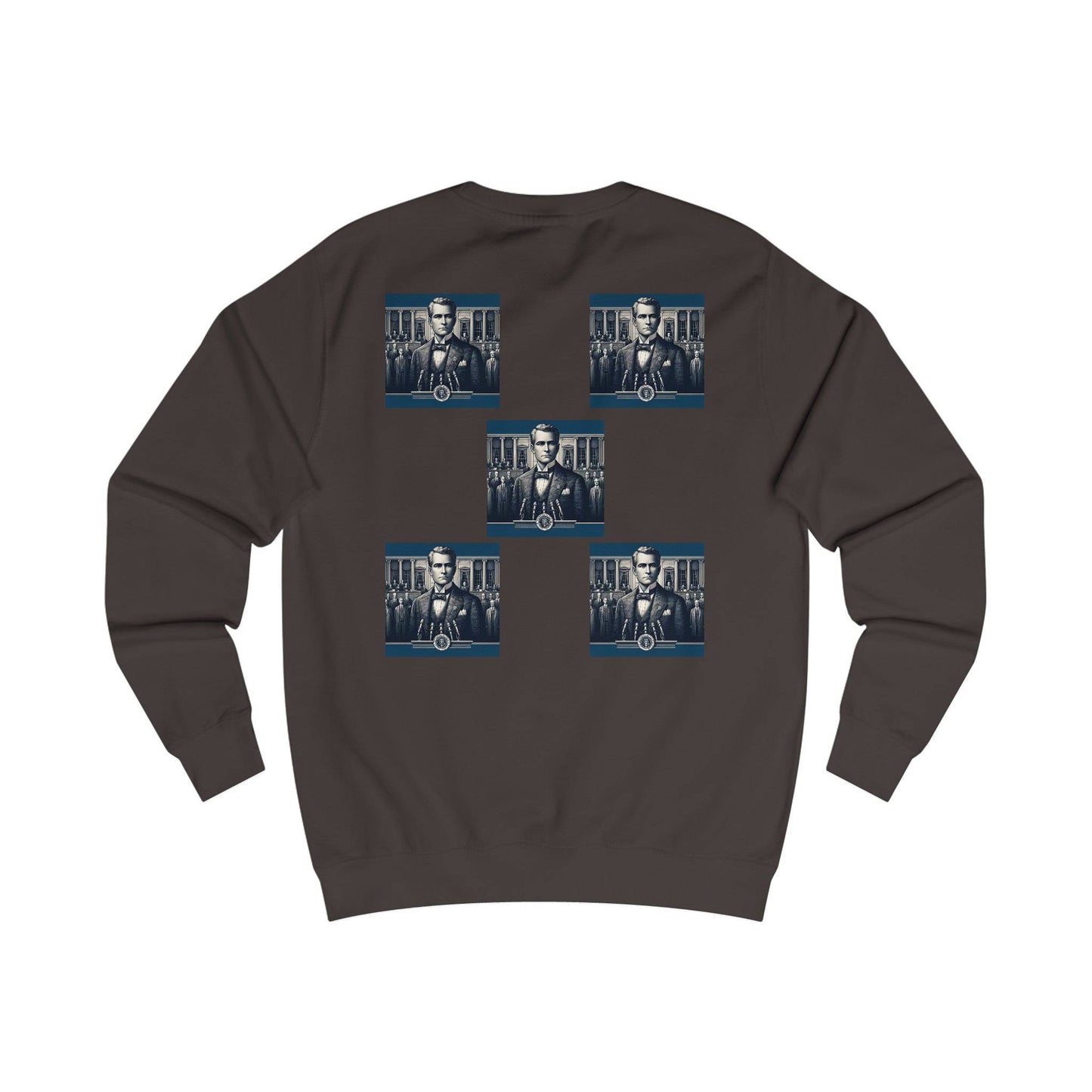 Square Blue Men's Sweatshirt - Zion Legend Fashions