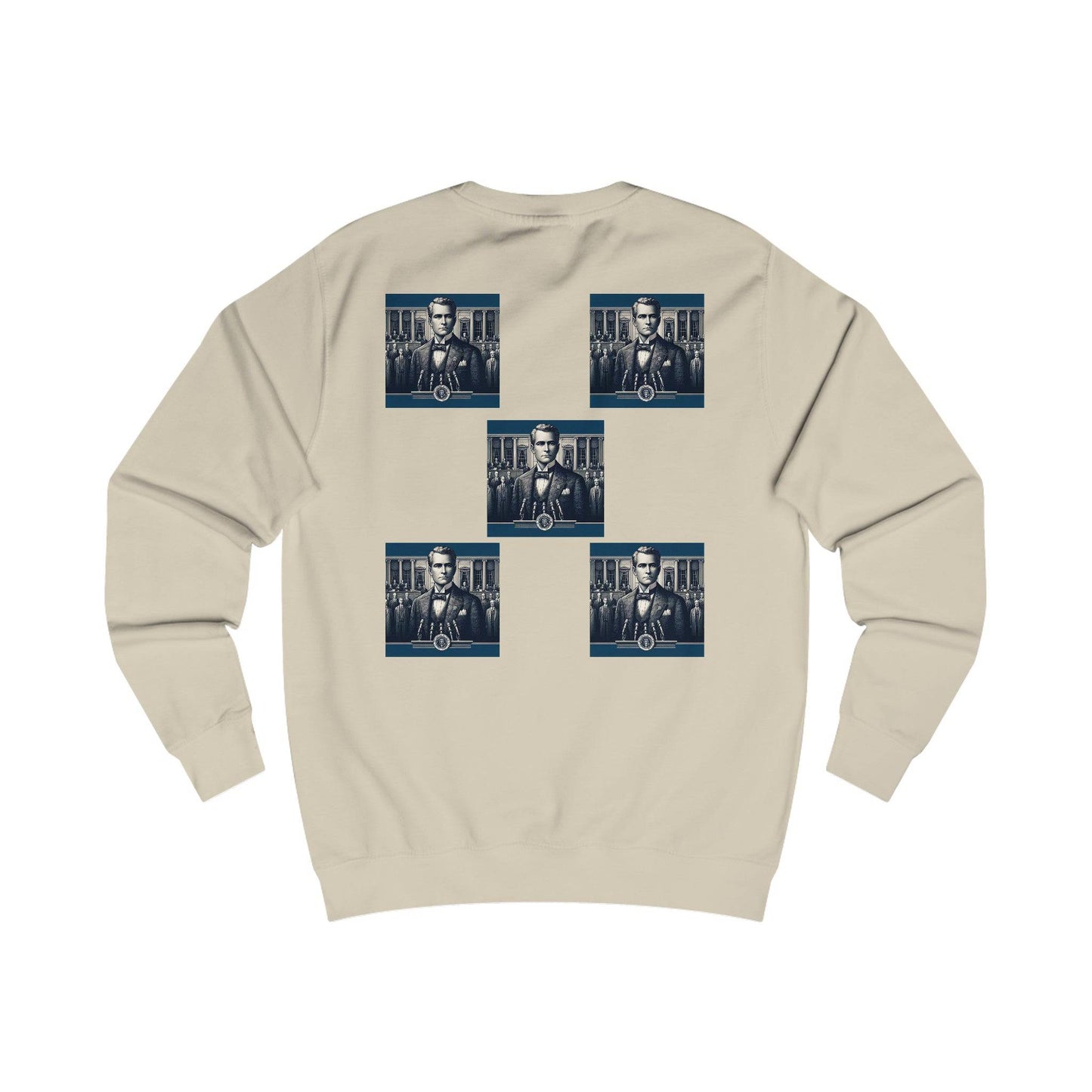 Square Blue Men's Sweatshirt - Zion Legend Fashions