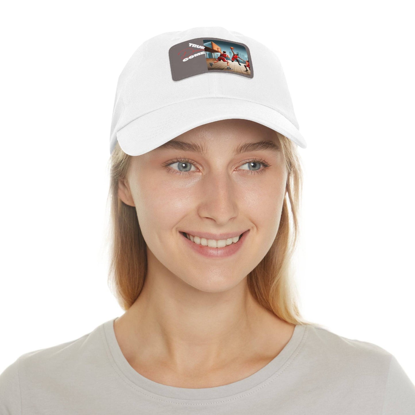Dream Dad Hat with Leather Patch (Rectangle) - Available USA Only - Zion Legend Fashions
