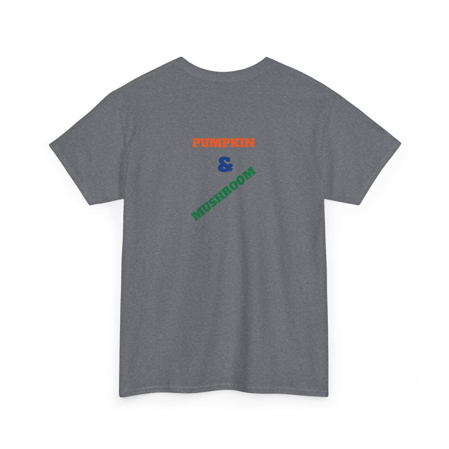 Pumpkin & Mushroom Unisex Heavy Cotton Tee - Zion Legend Fashions
