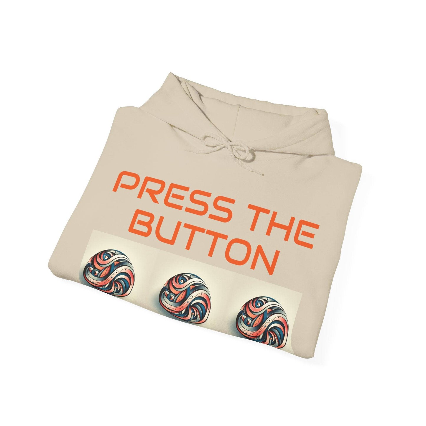 Press The Button Tex Heavy Blend™ Hooded Sweatshirt - Zion Legend Fashions