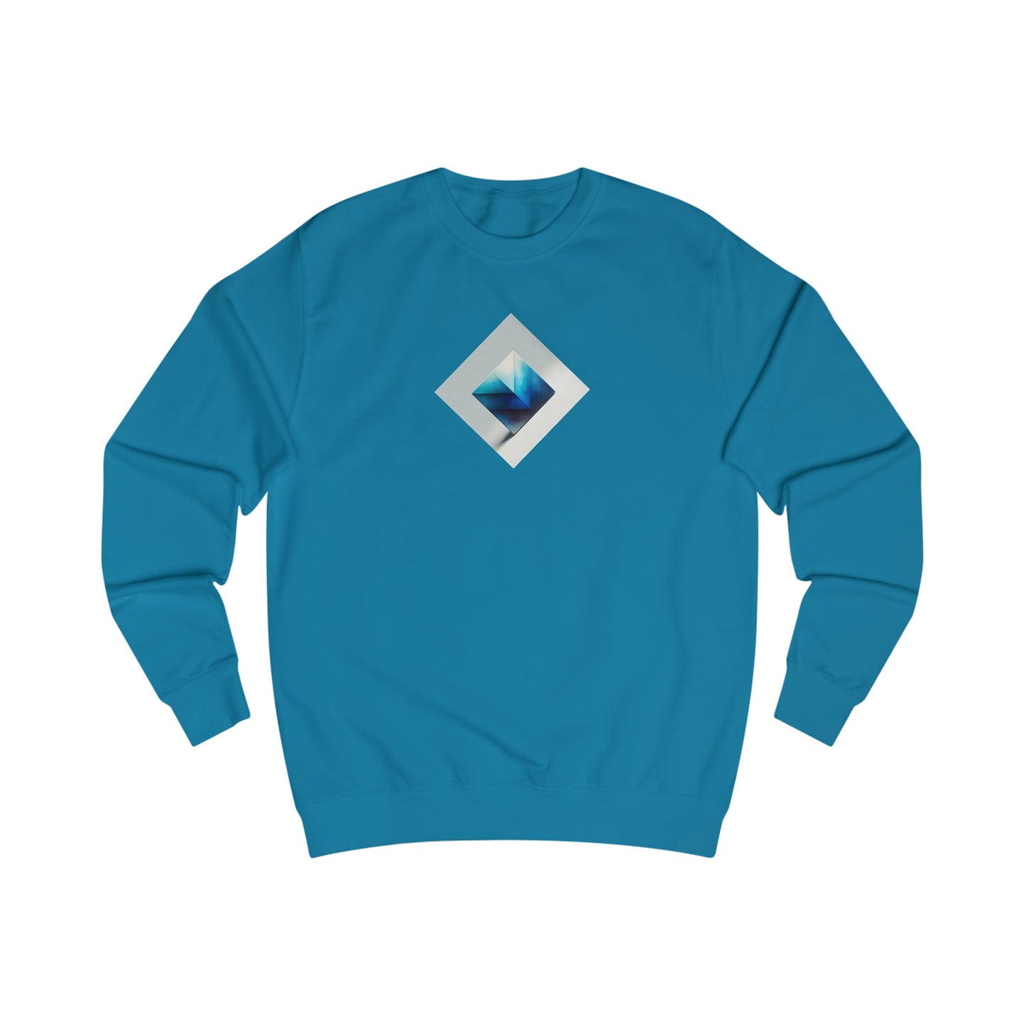 Square Blue Men's Sweatshirt - Zion Legend Fashions
