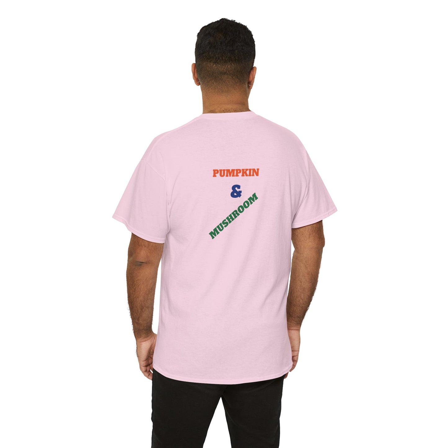 Pumpkin & Mushroom Unisex Heavy Cotton Tee - Zion Legend Fashions
