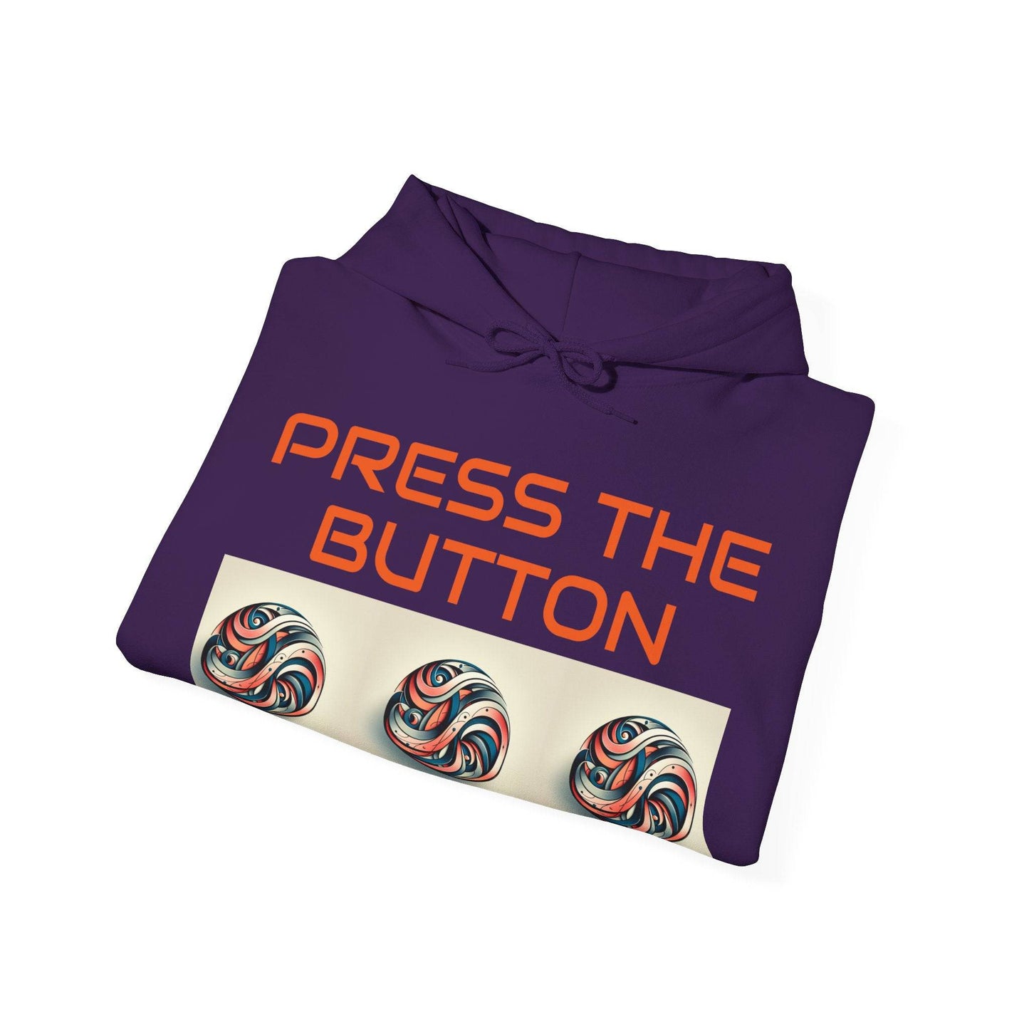 Press The Button Tex Heavy Blend™ Hooded Sweatshirt - Zion Legend Fashions