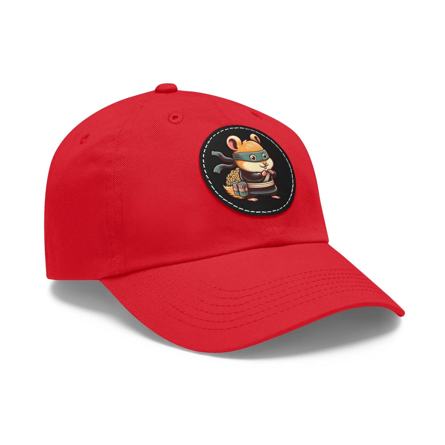 Tricky Mouse Dad Hat with Leather Patch (Round) - Available USA Only - Zion Legend Fashions