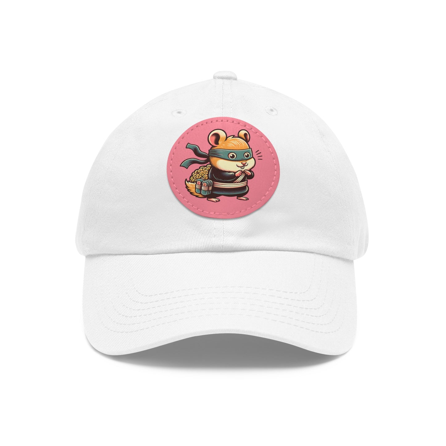 Tricky Mouse Dad Hat with Leather Patch (Round) - Available USA Only - Zion Legend Fashions