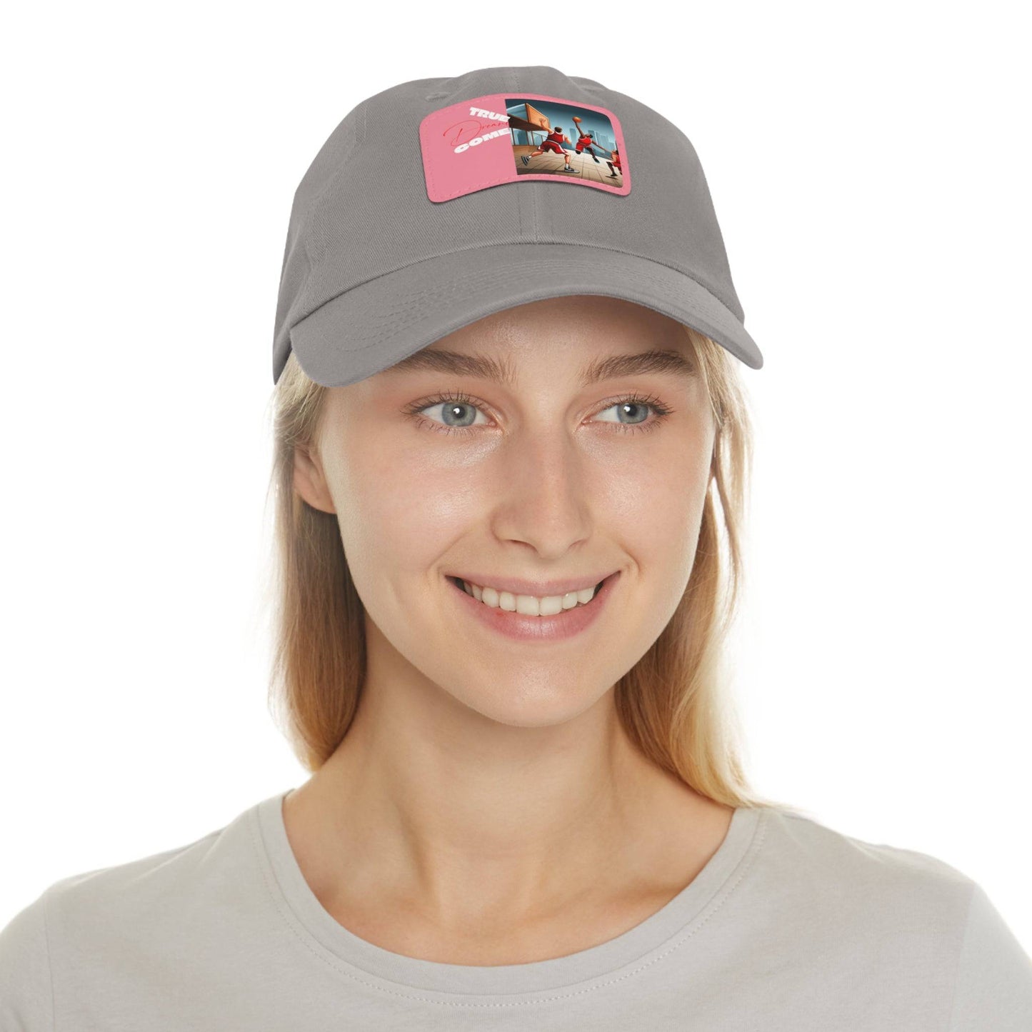 Dream Dad Hat with Leather Patch (Rectangle) - Available USA Only - Zion Legend Fashions