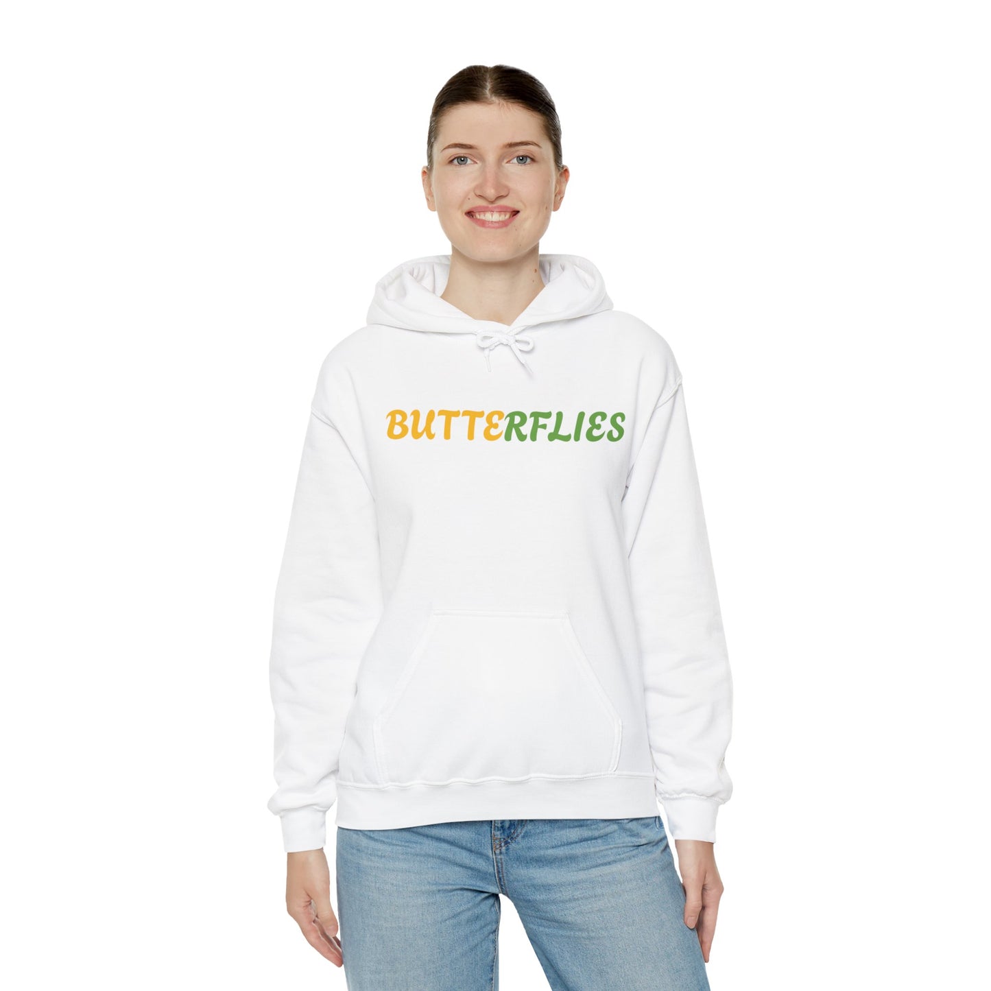 Butterflies Unisex Heavy Blend™ Hooded Sweatshirt - Zion Legend Fashions